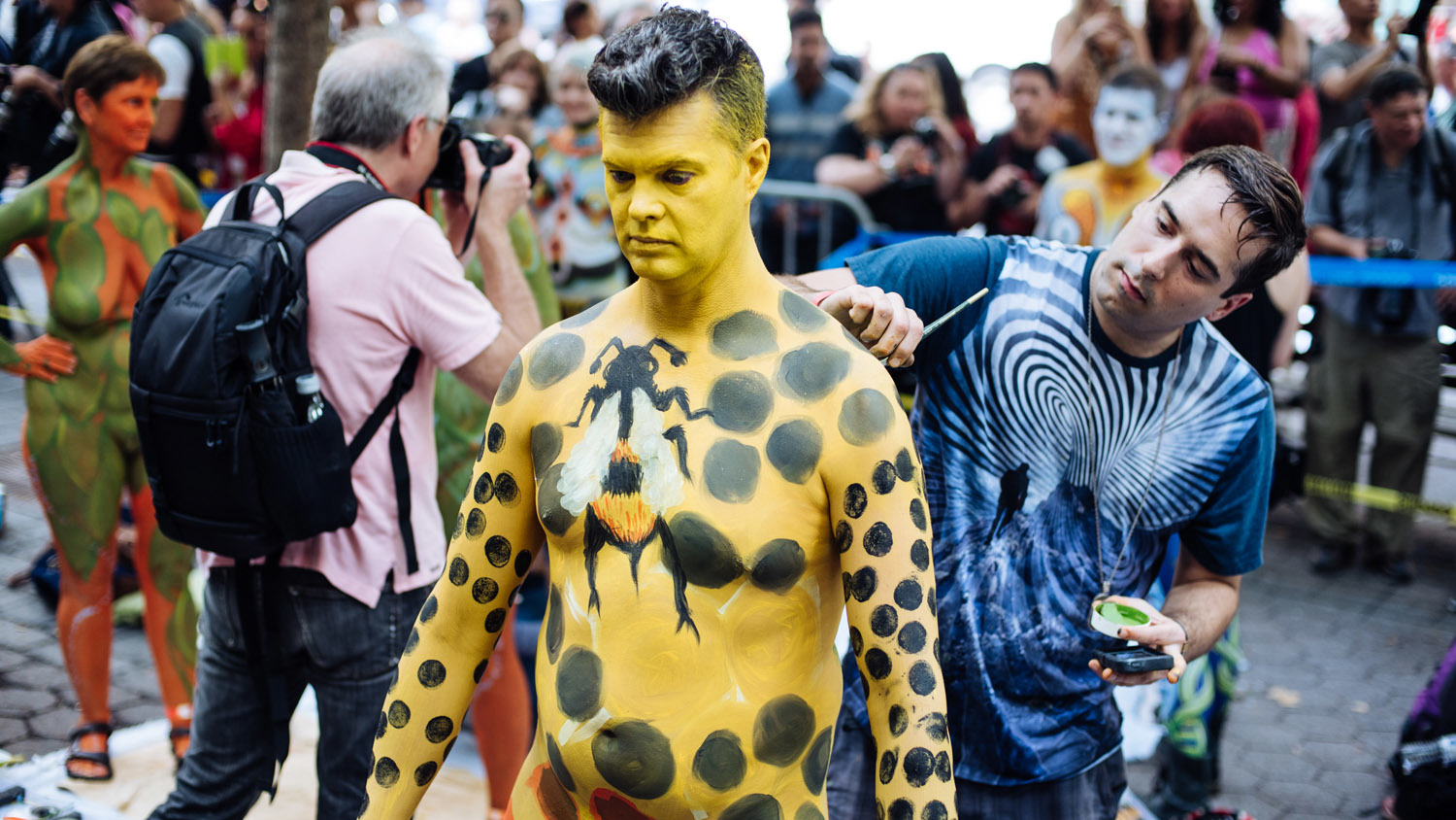 See stunning photos from NYC Bodypainting Day