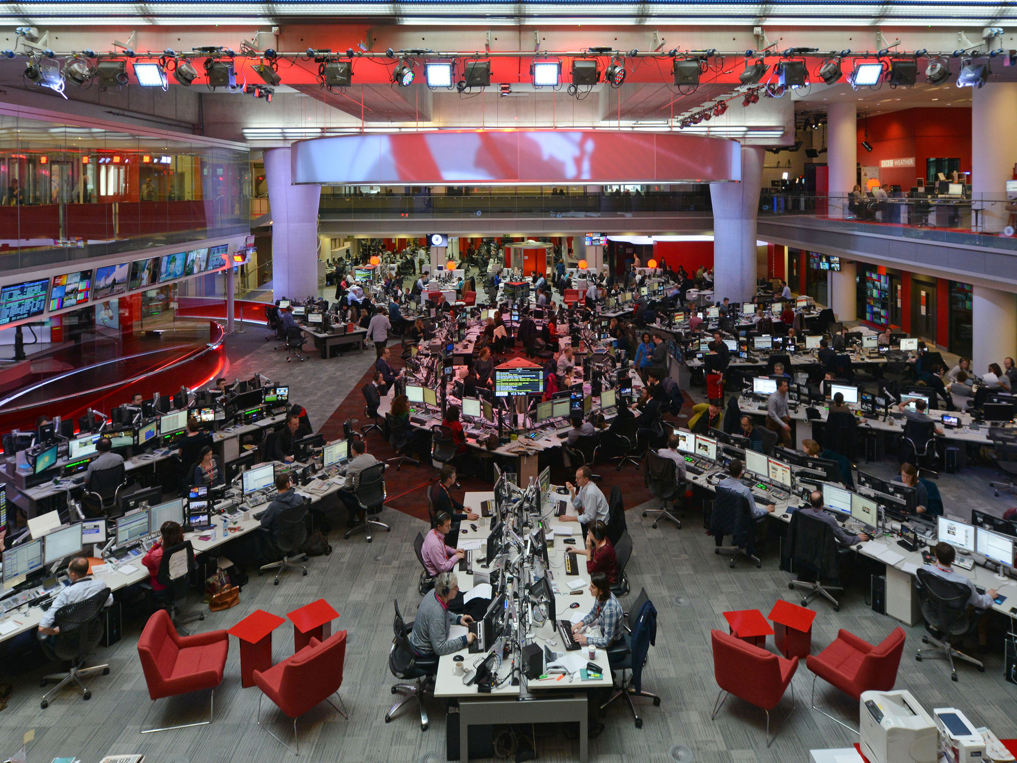 Behindthescenes of the BBC's New Broadcasting House sightseeing in