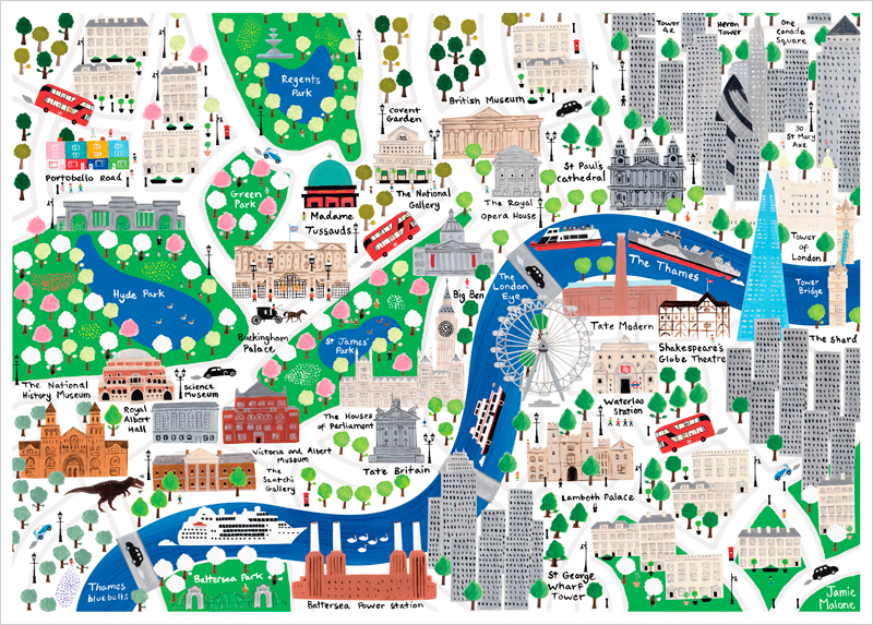 This kids' map belongs on every Londonlover's wall