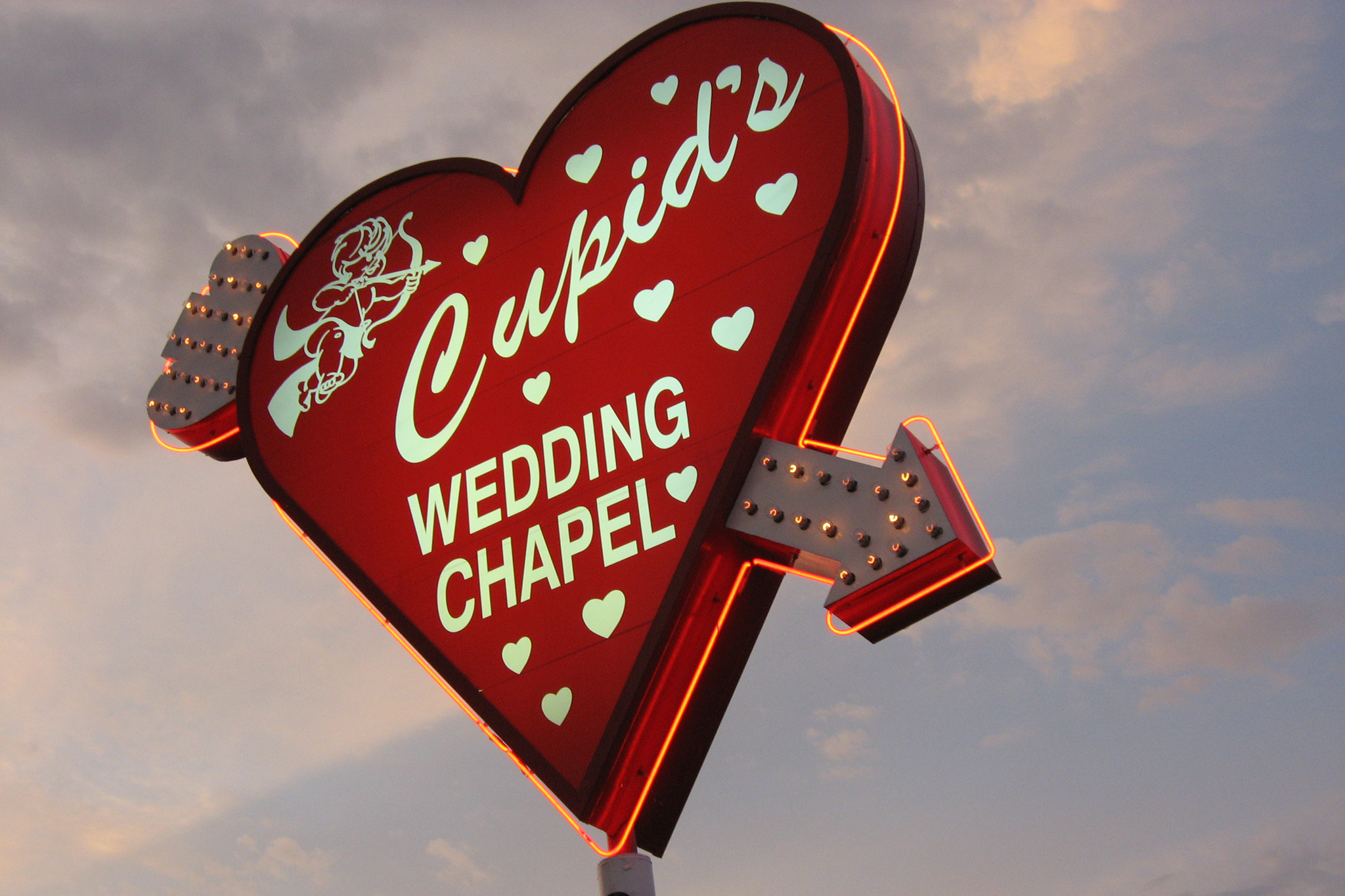 Cupid's Wedding Chapel Shopping in Downtown, Las Vegas