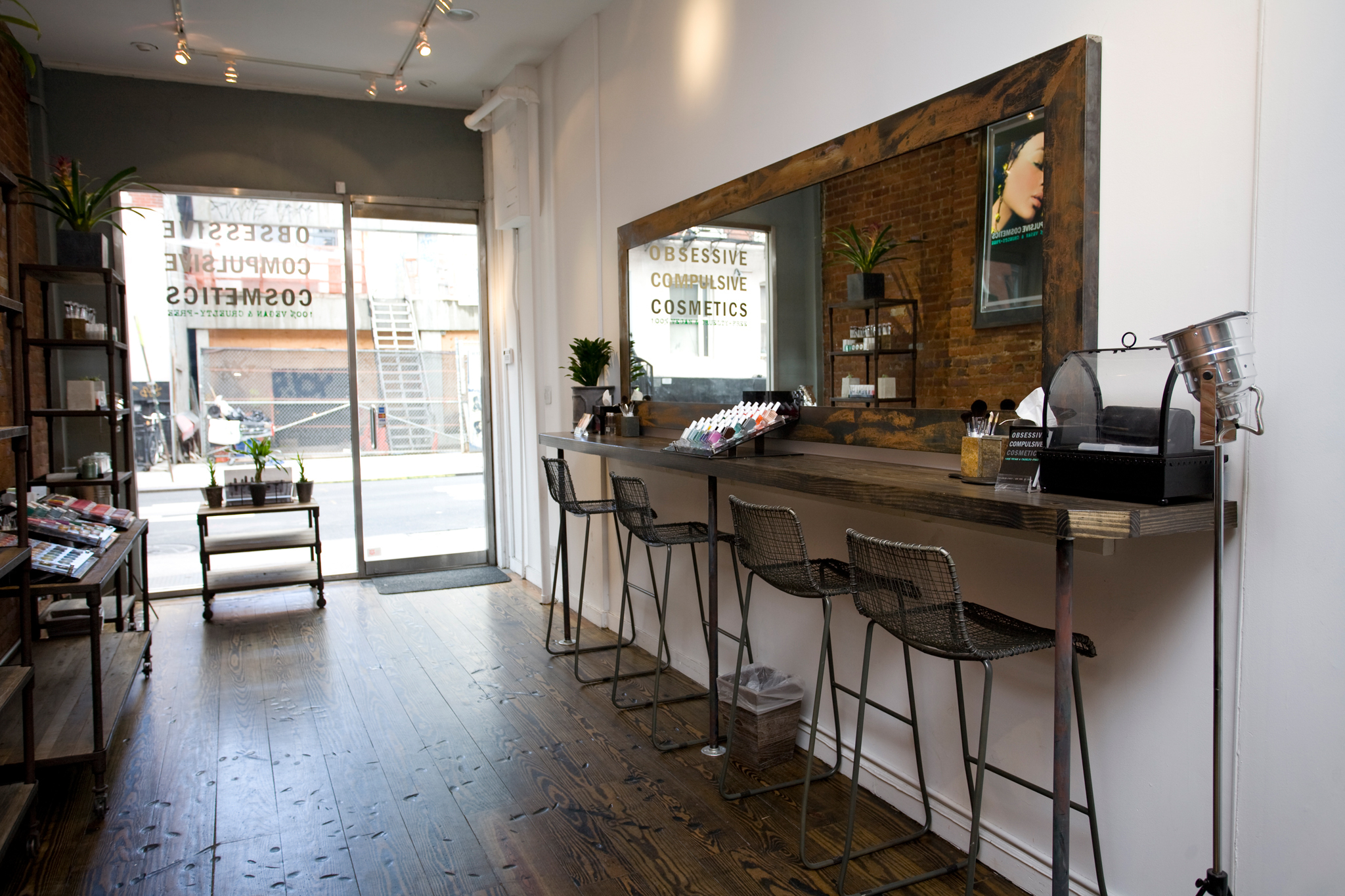 At a beauty supply store in NYC, find makeup, soaps and scents