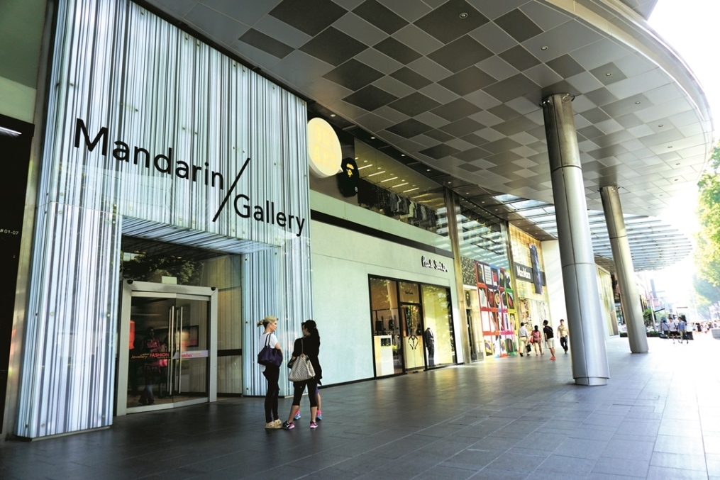 Mandarin Gallery Shopping in Orchard, Singapore