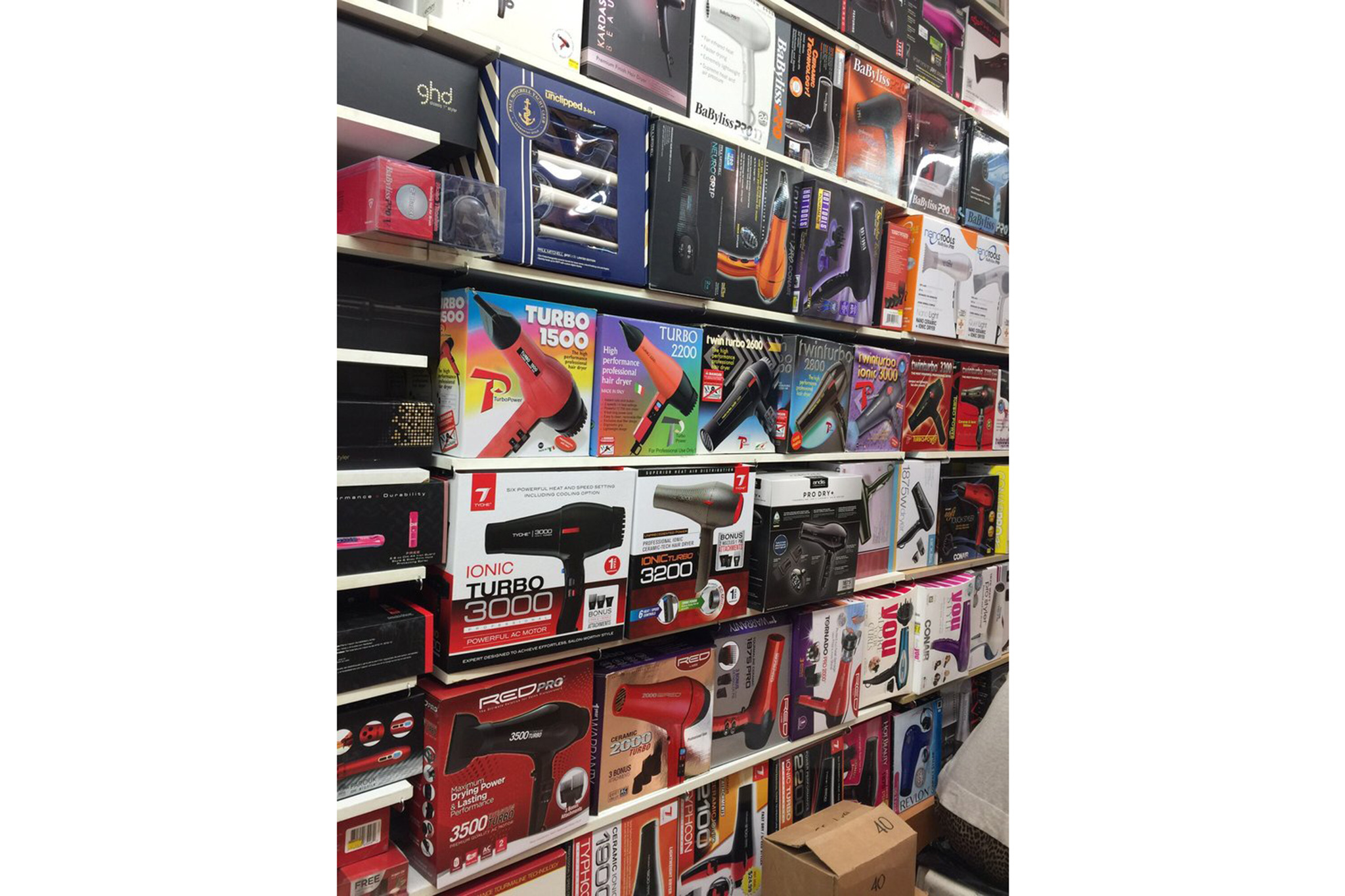 At a beauty supply store in NYC, find makeup, soaps and scents