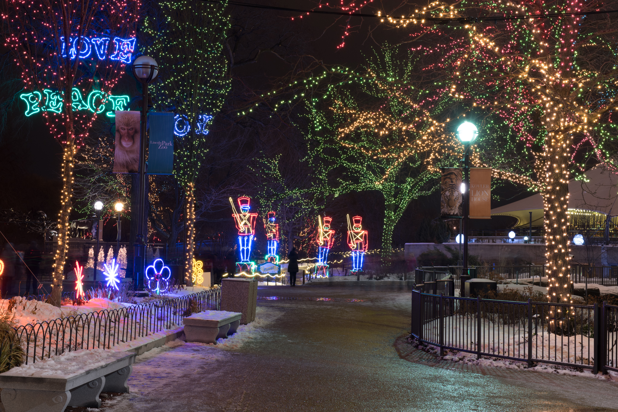 Twinkling photos from ZooLights at Lincoln Park Zoo