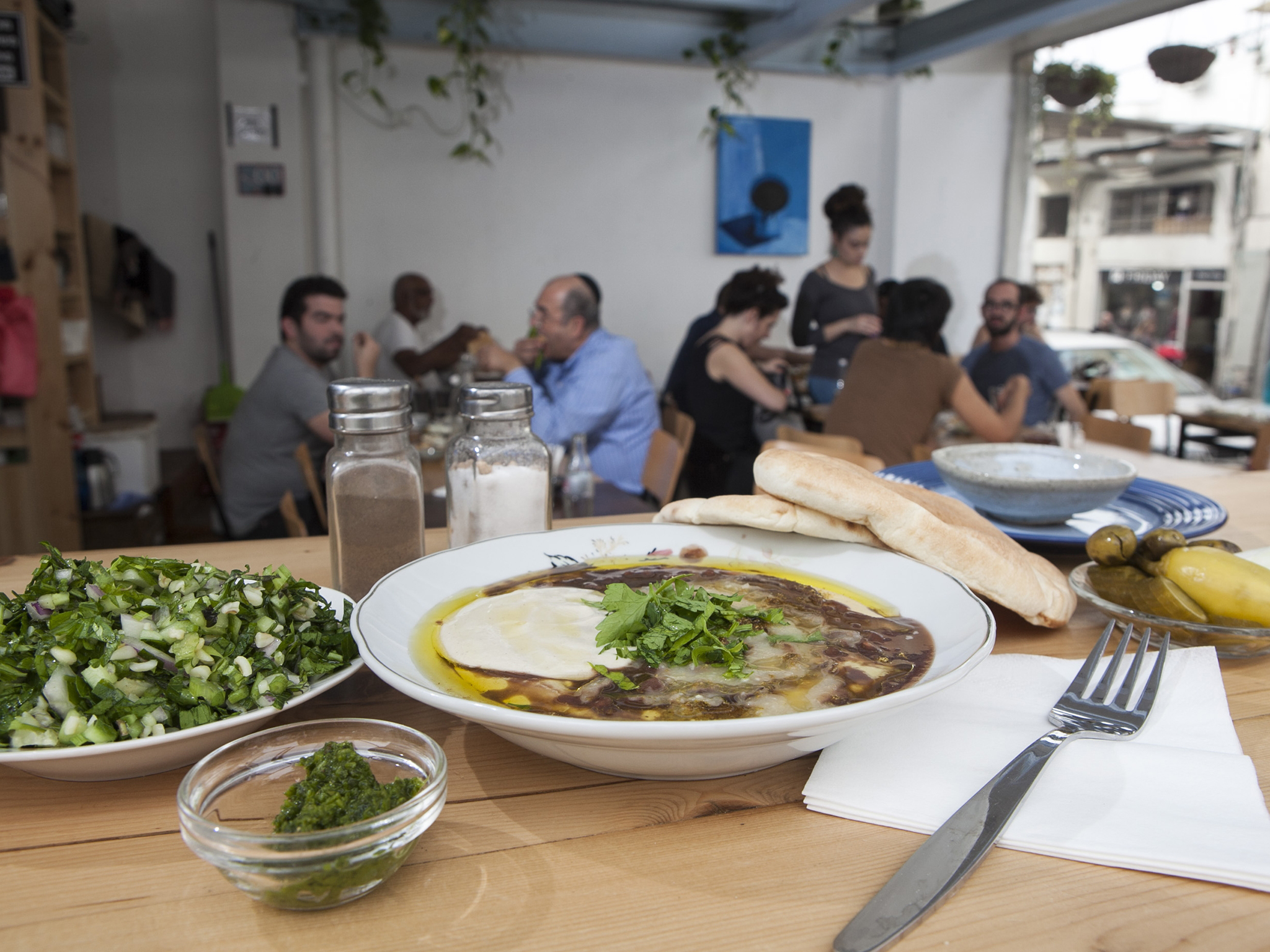 The most authentic Middle Eastern hummus restaurants in Tel Aviv