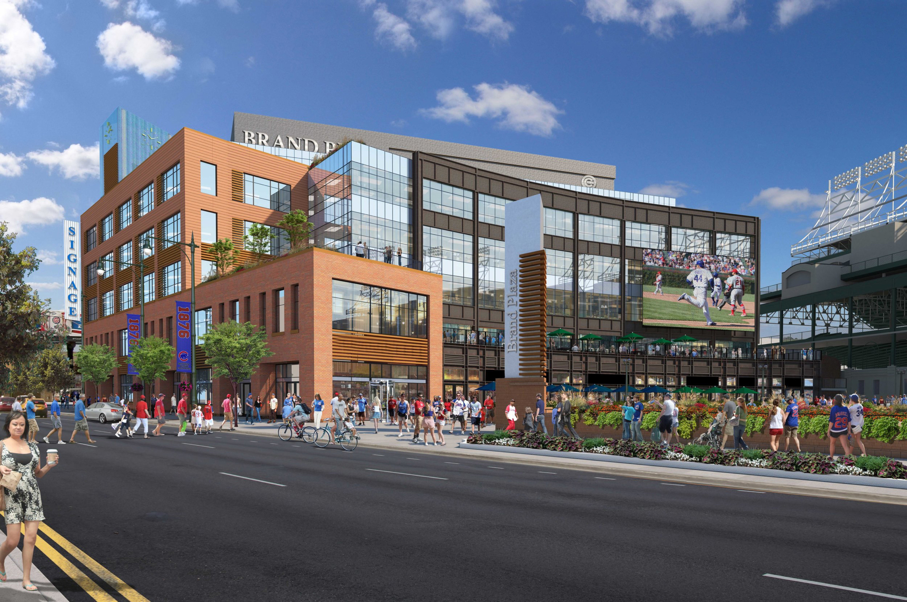 Gallagher Way Attractions in Wrigleyville, Chicago