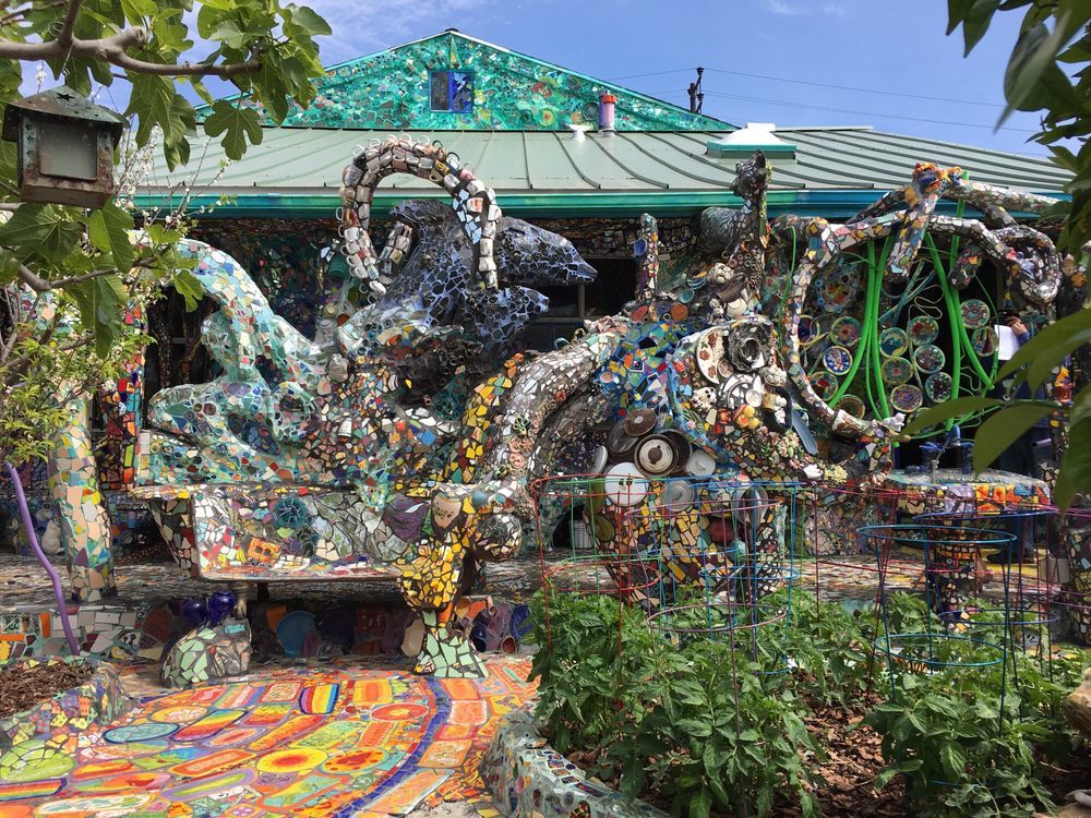 Mosaic Tile House Attractions in Venice, Los Angeles