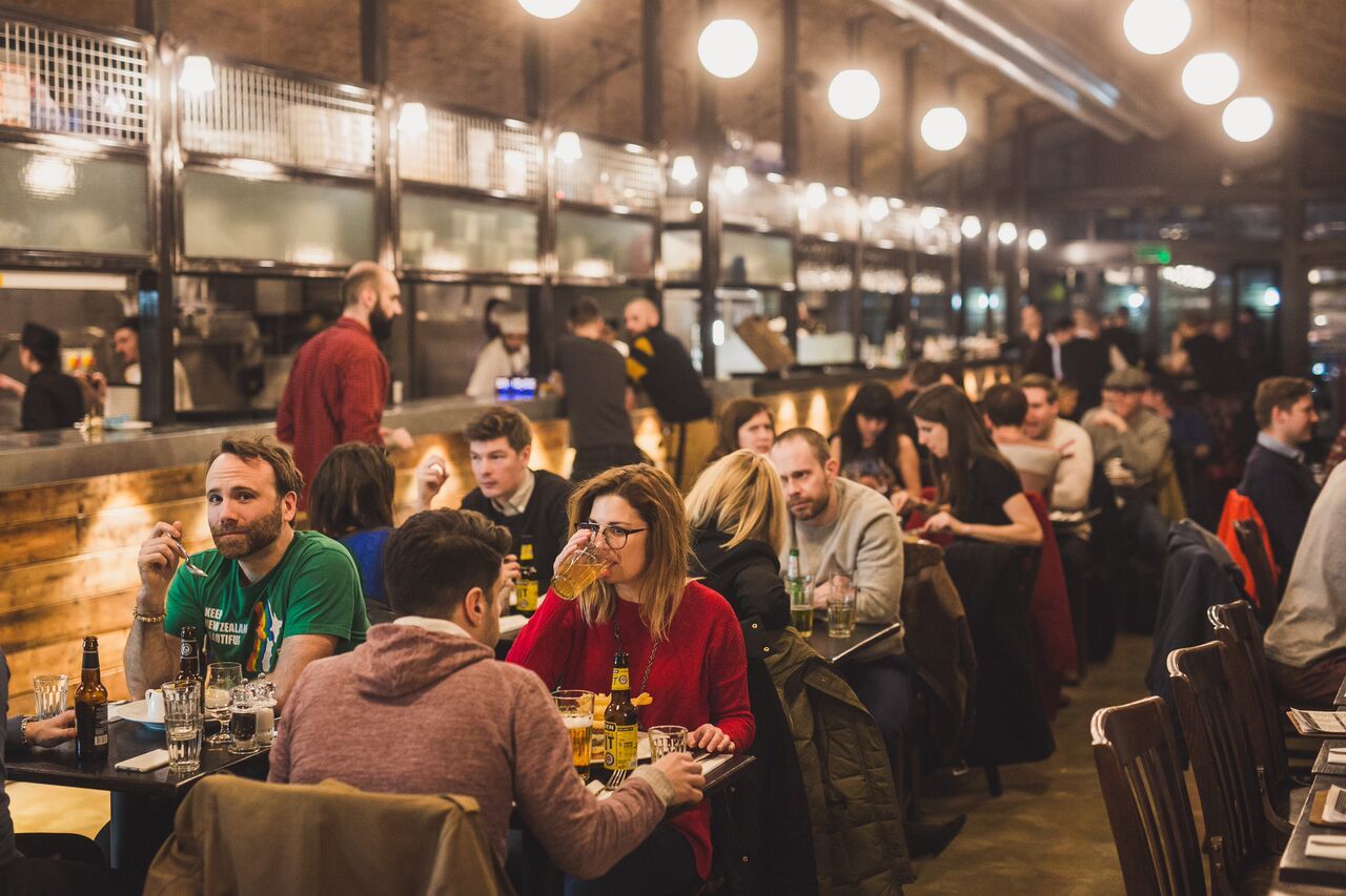 Bike Shed Motorcycle Club Restaurants in Old Street, London