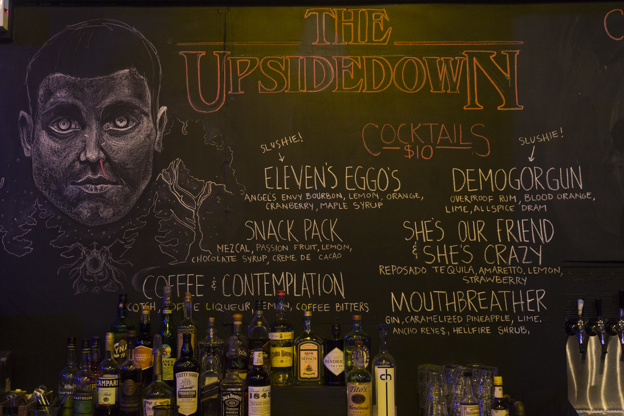 Take a look inside Emporium's 'Stranger Things' popup bar