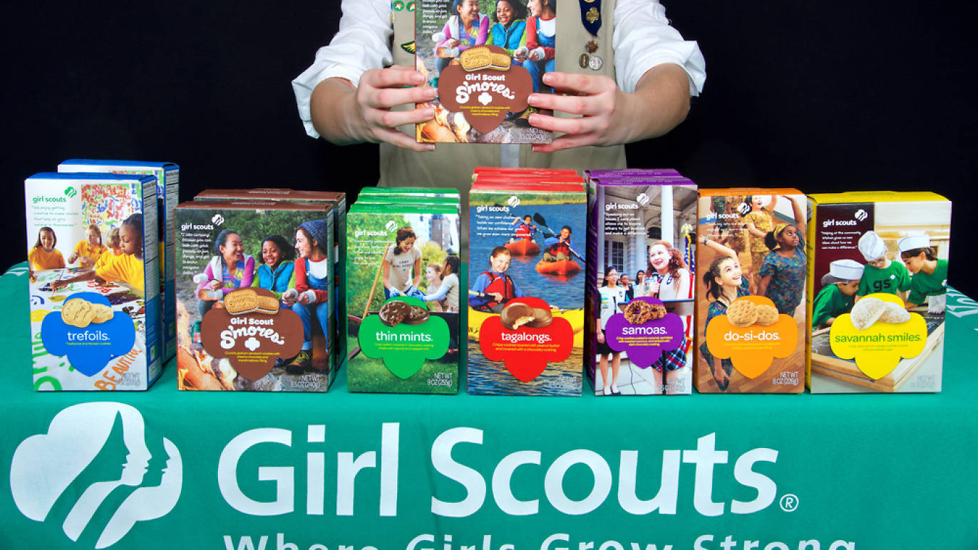 Psst! You can buy Girl Scout Cookies in NYC today