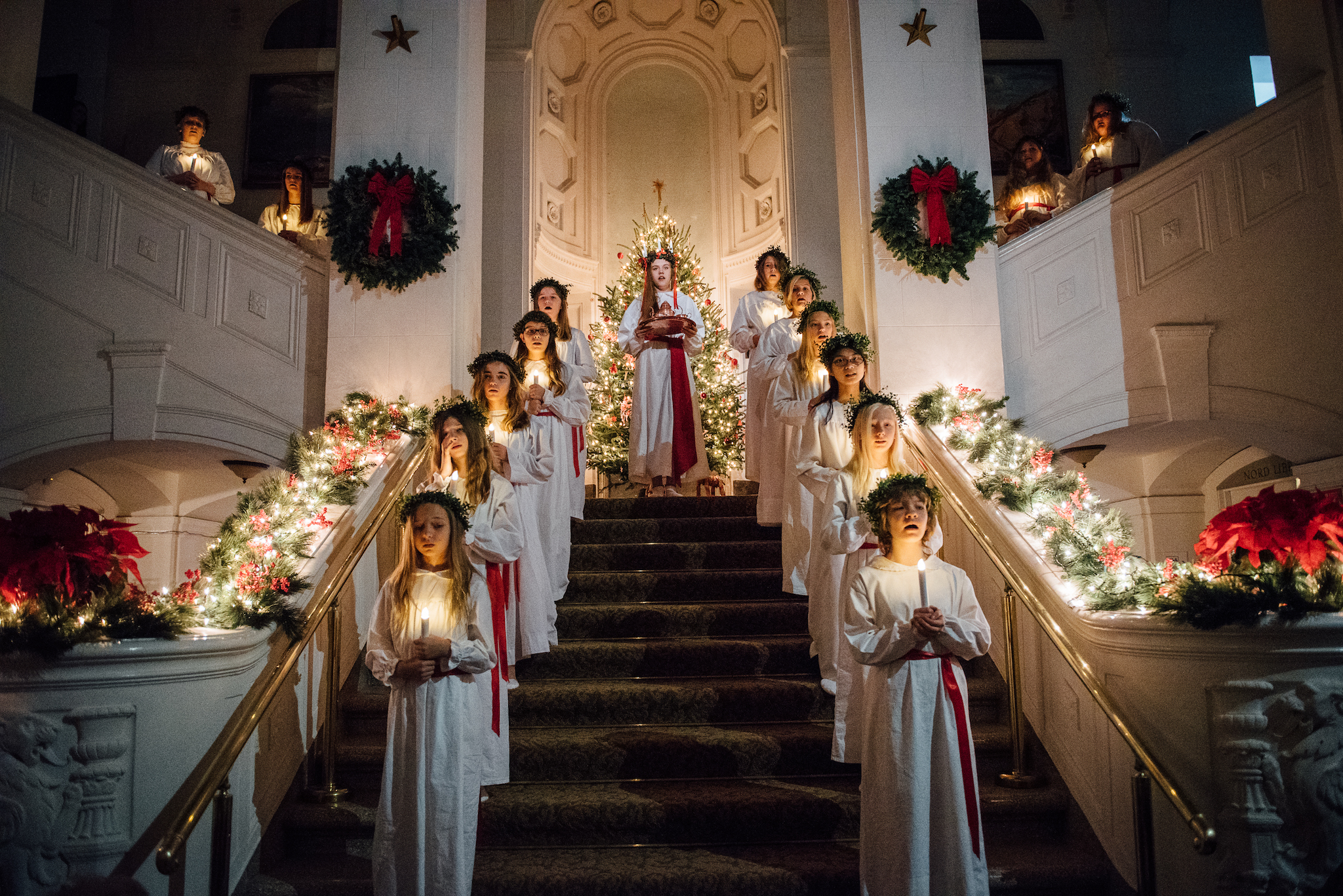 Lucia & Christmas Market Shopping in Philadelphia