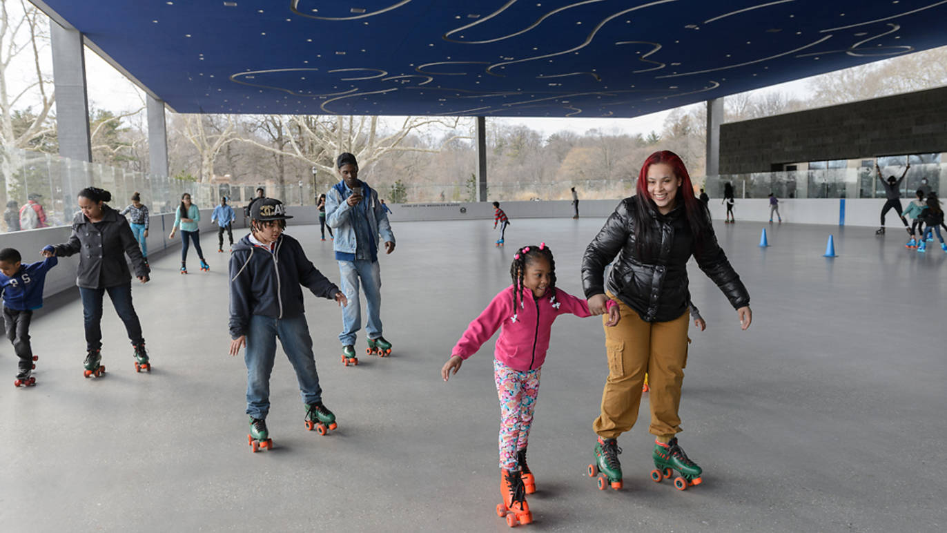The best roller skating in NYC for kids