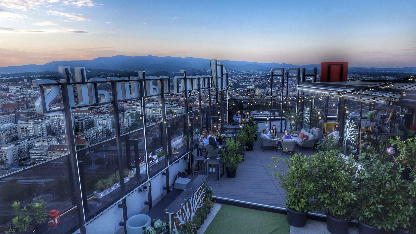 Rooftop Lateral Bars and pubs in Zagreb, Croatia