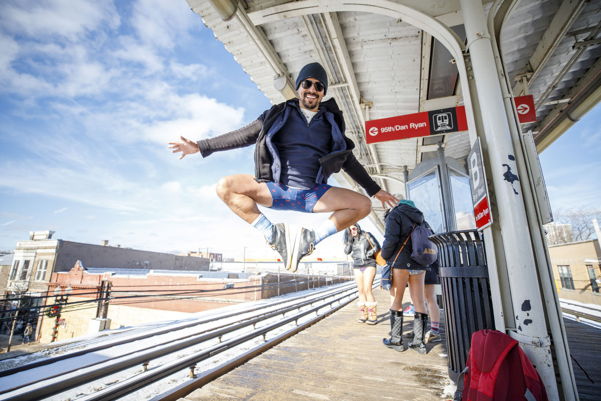 Check out photos from Chicago’s No Pants Subway Ride 2019