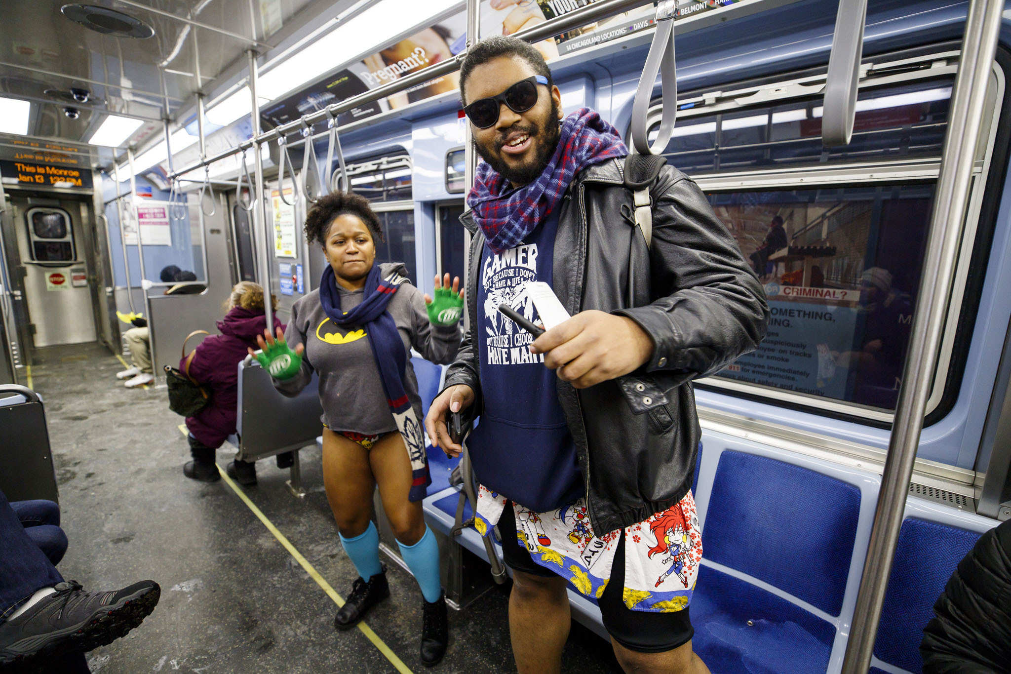 Check out photos from Chicago’s No Pants Subway Ride 2019