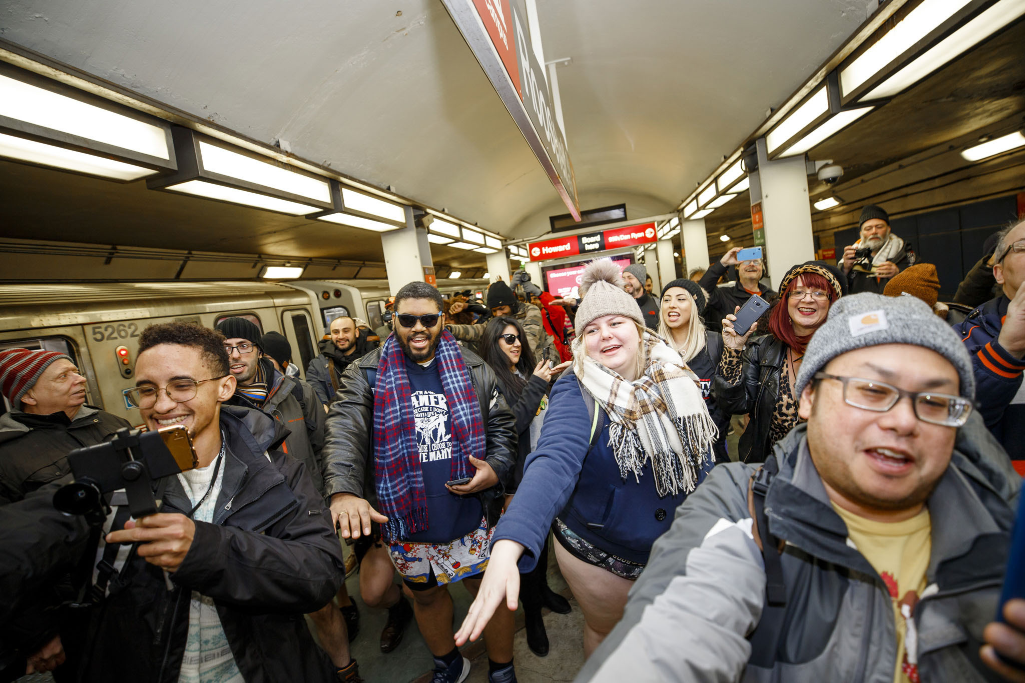 Check out photos from Chicago’s No Pants Subway Ride 2019