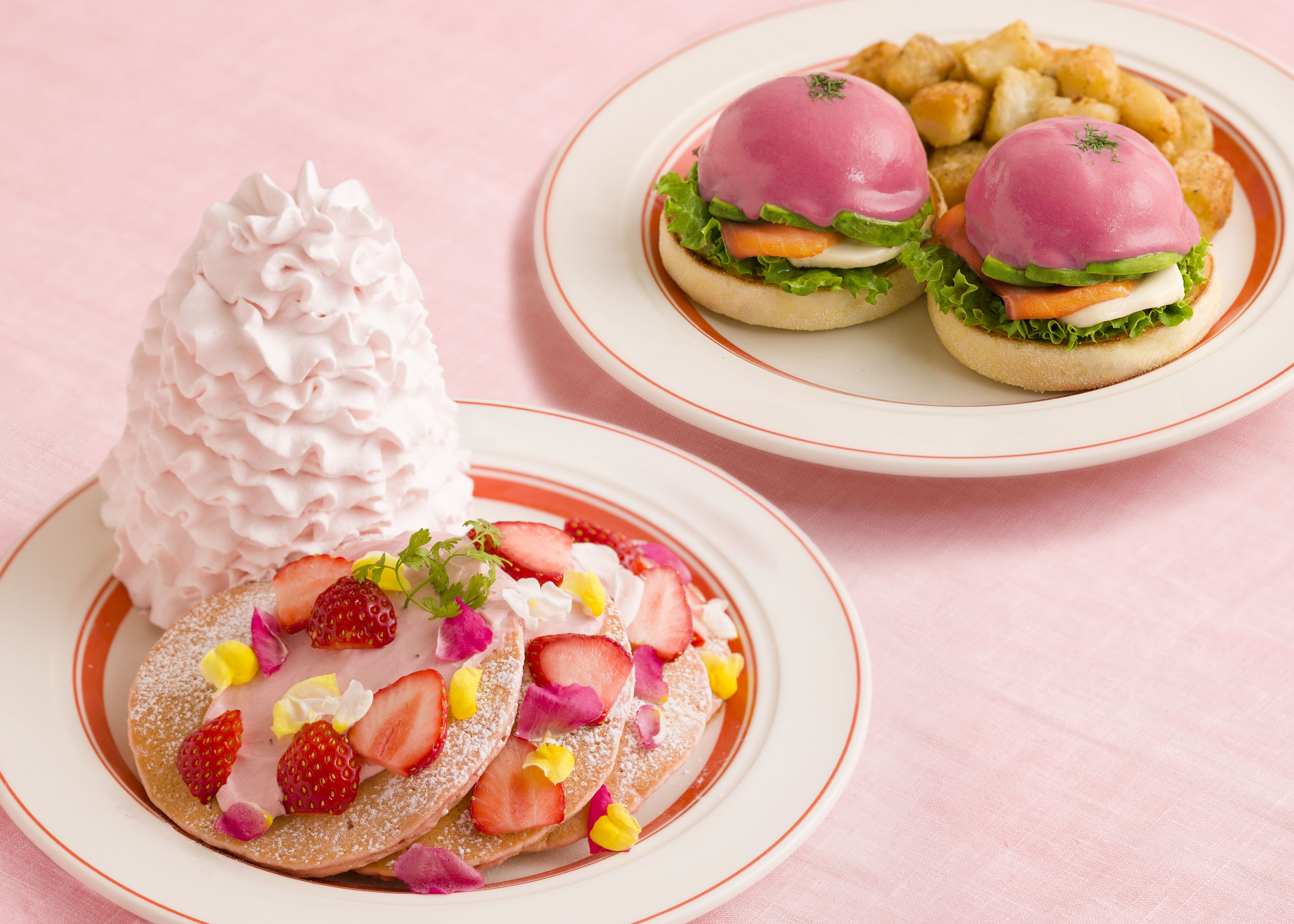 Feast on pink meals at Eggs ‘n Things Restaurants in Tokyo