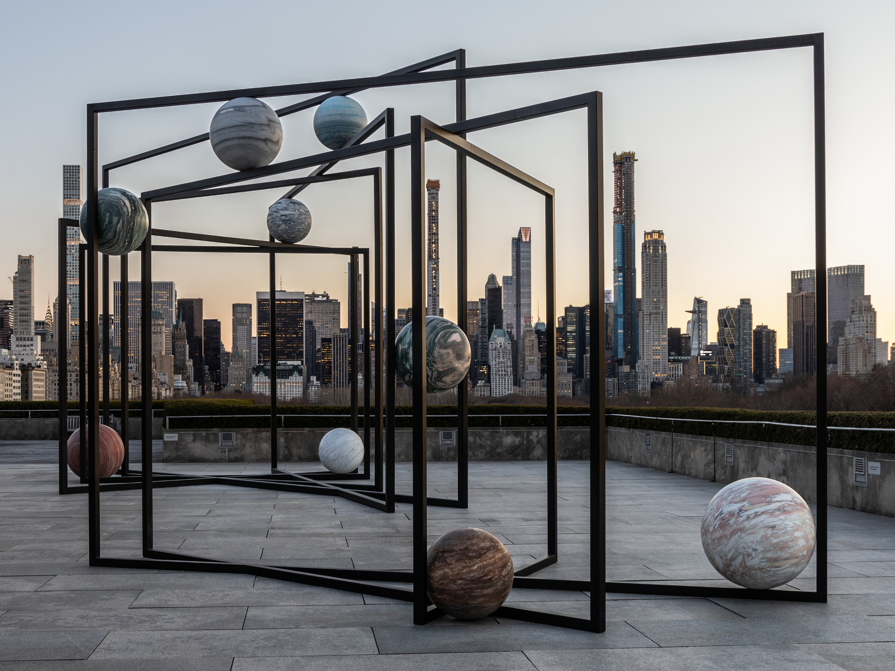 “The Roof Garden Commission Alicja Kwade, ParaPivot” Art in New York