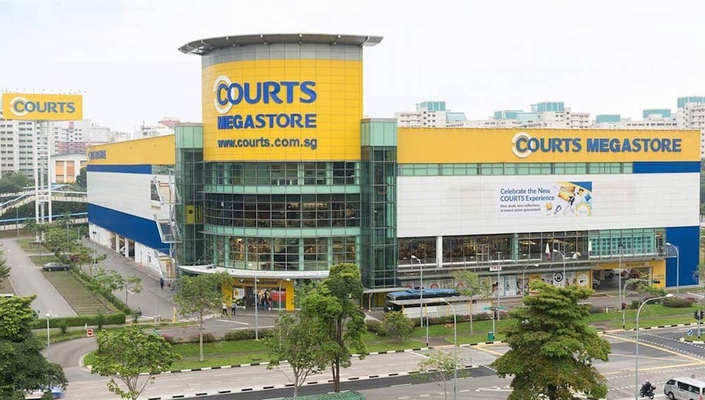 Courts Megastore Shopping in Tampines, Singapore