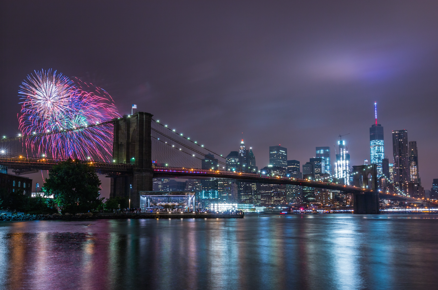Macy’s 4th of July fireworks are returning to the Brooklyn Bridge this