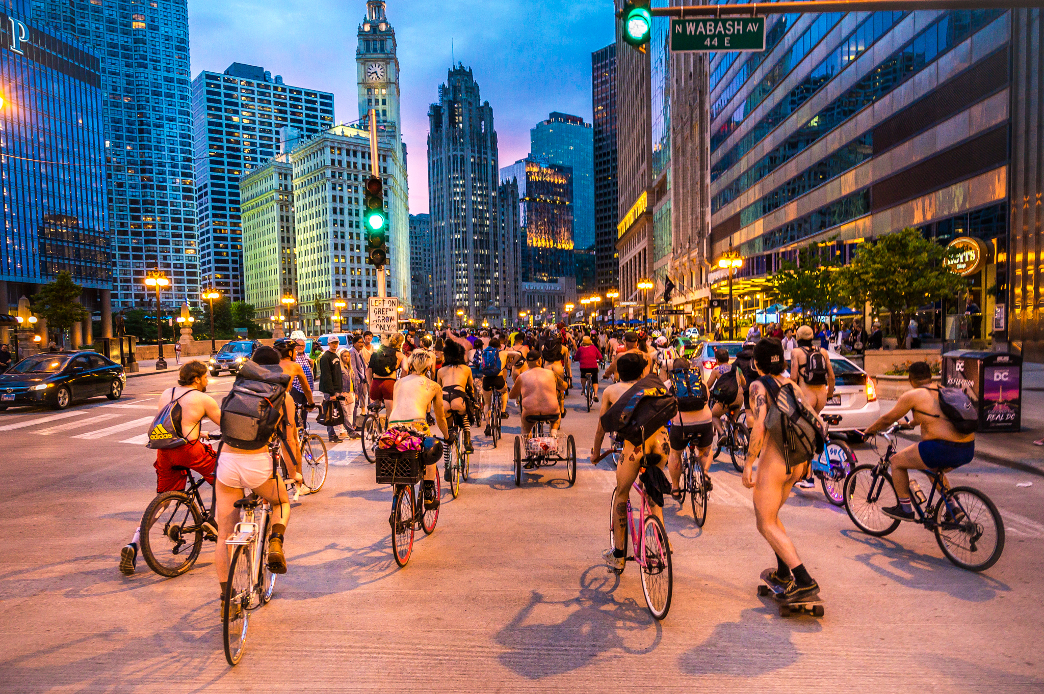 Take a look at photos from World Naked Bike Ride Chicago 2019