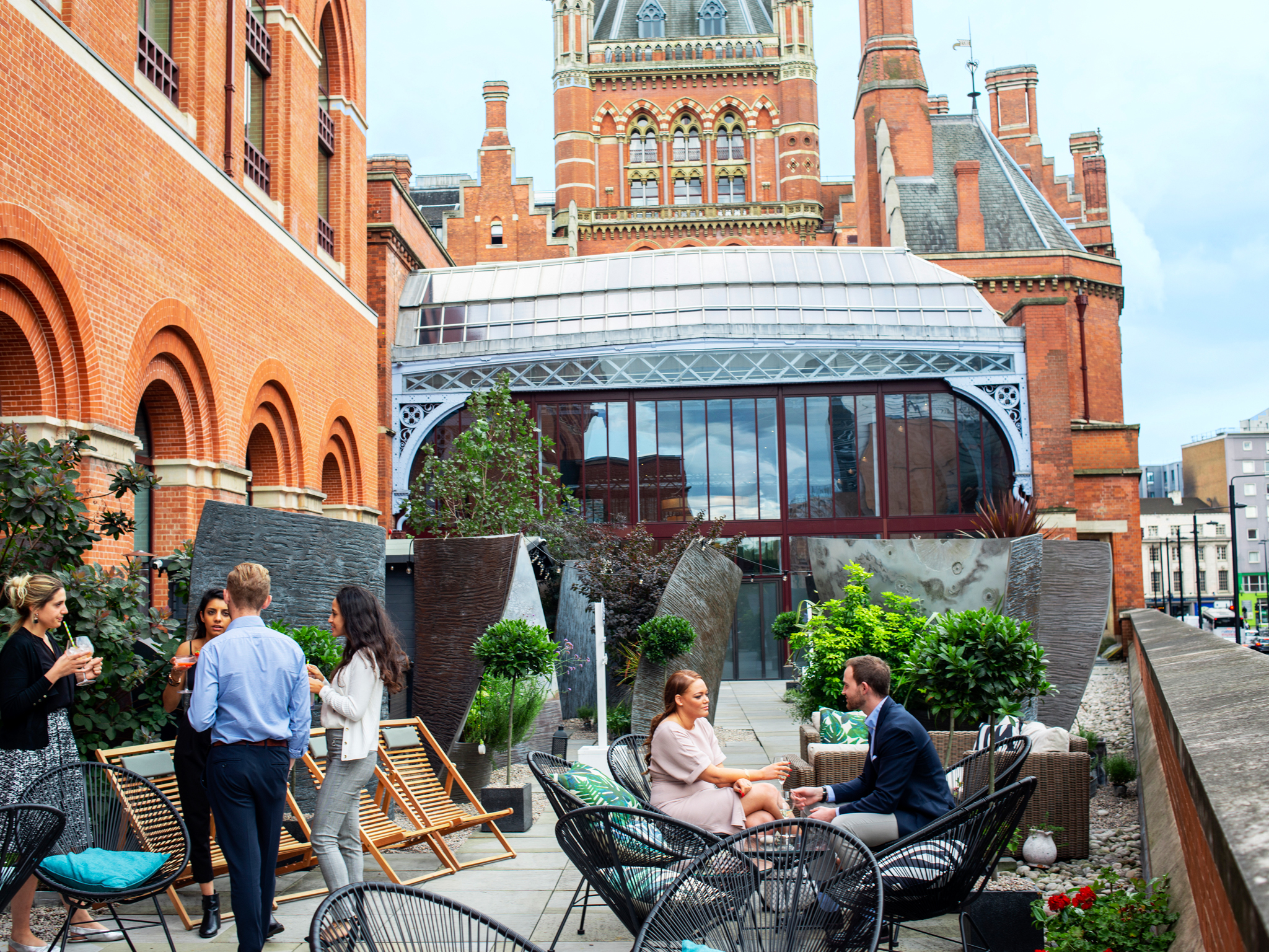 Roof Garden St Pancras Bars and pubs in St Pancras, London