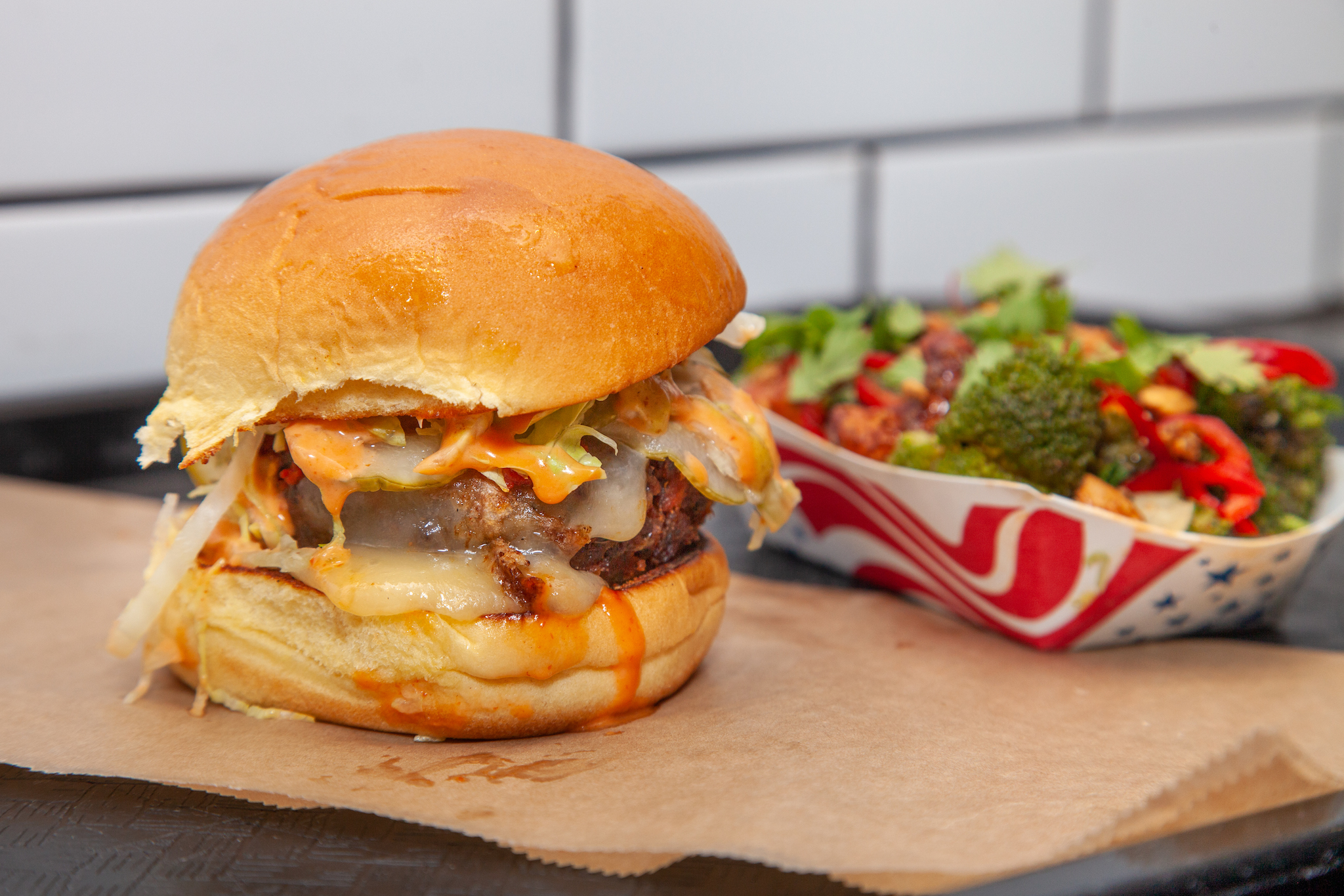 Best Burger East Village New York Burger Poster