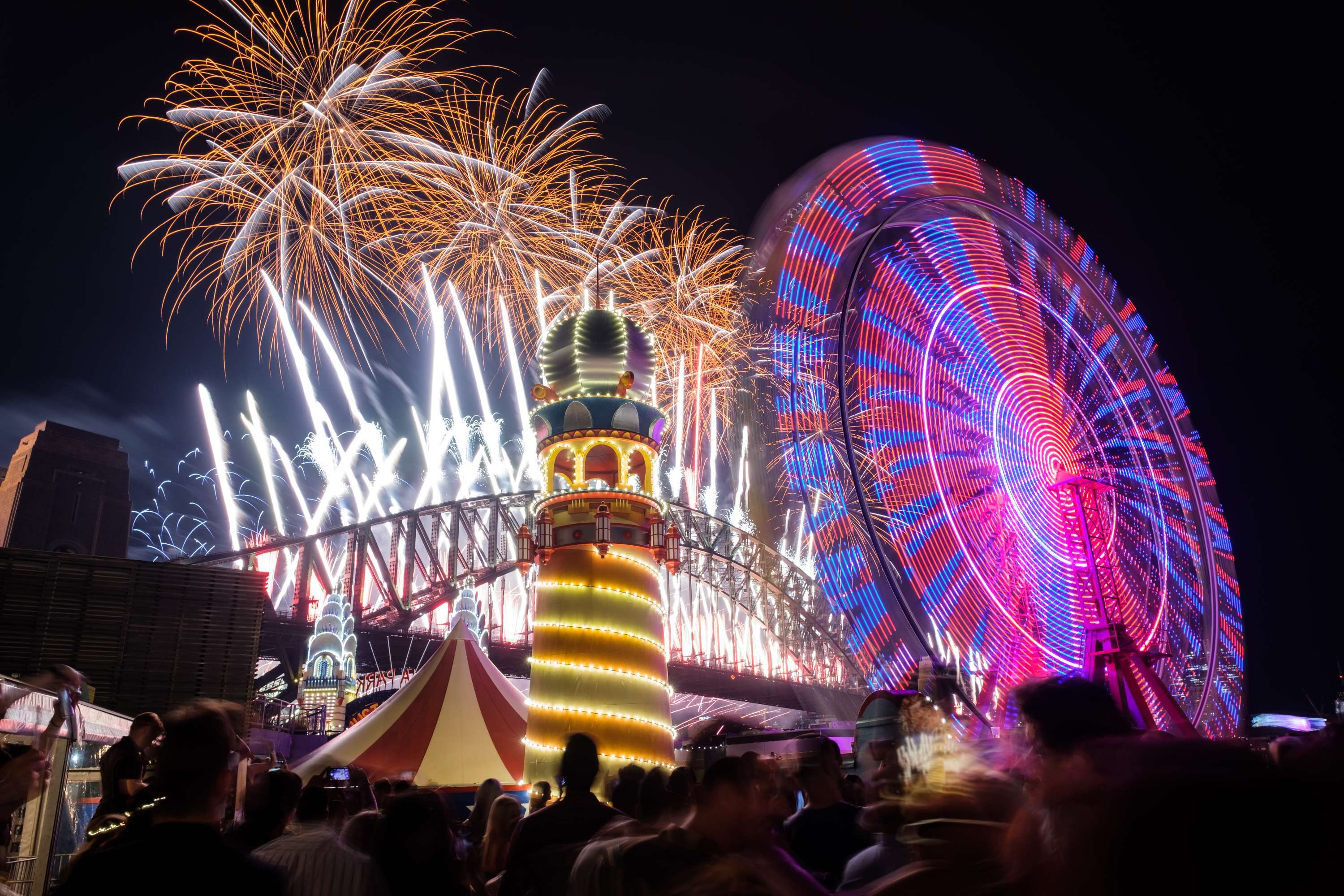Luna Park Harbour Party NYE Things to do in Sydney