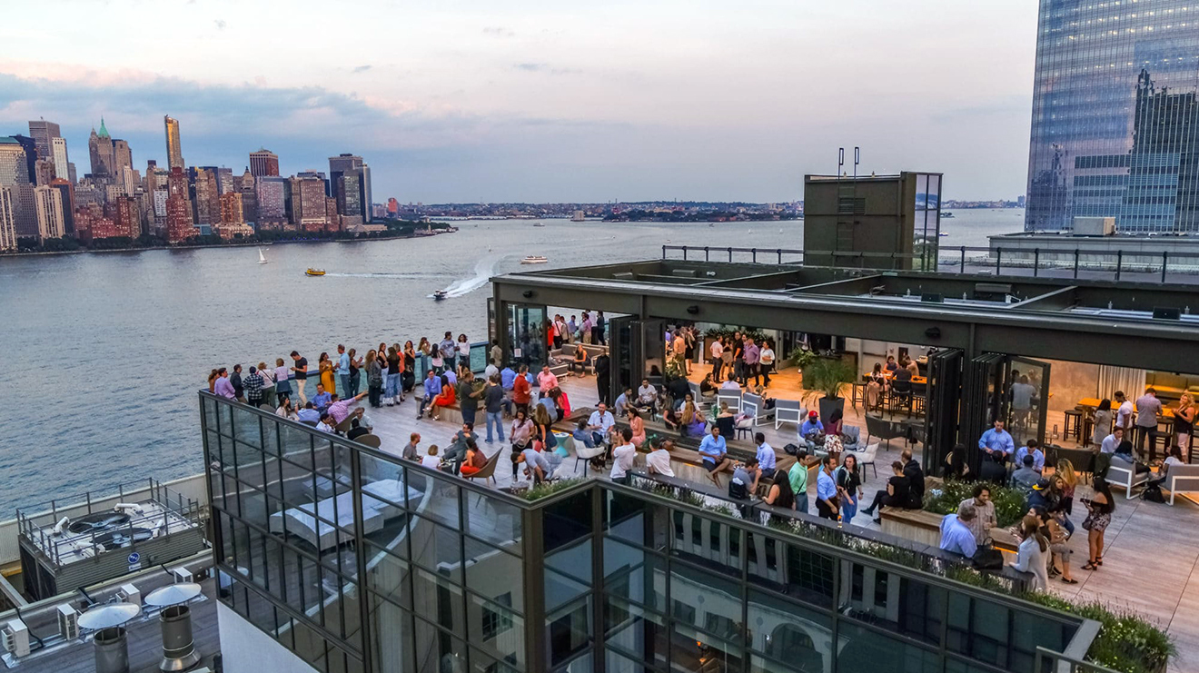 jersey city waterfront rooftop restaurants Shery Tisdale