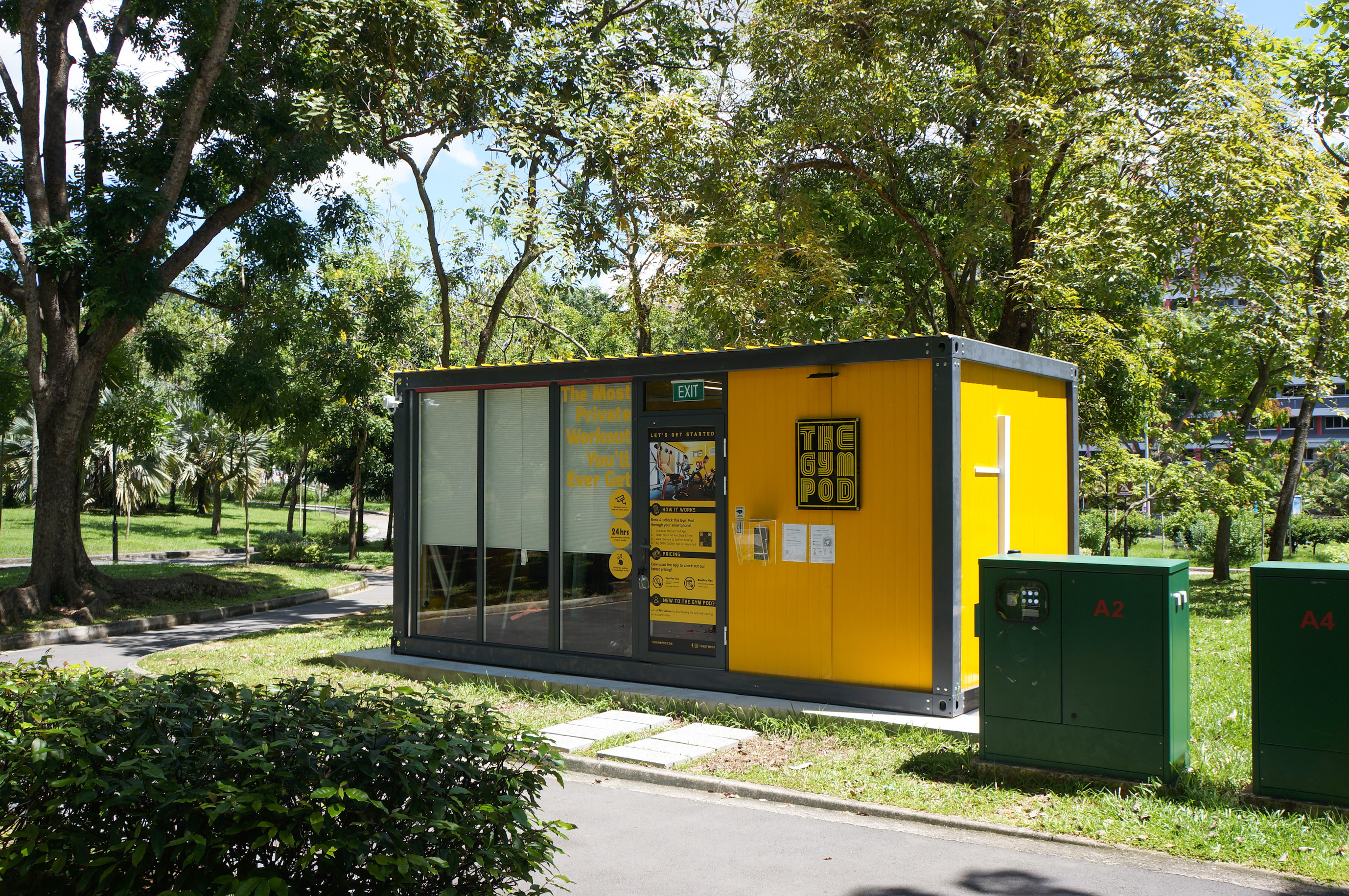 The Gym Pod a convenient, private workout experience in a container