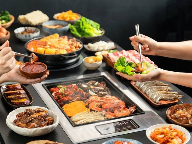 Captain Kim Korean Bbq Hotpot Restaurants In Tampines Singapore