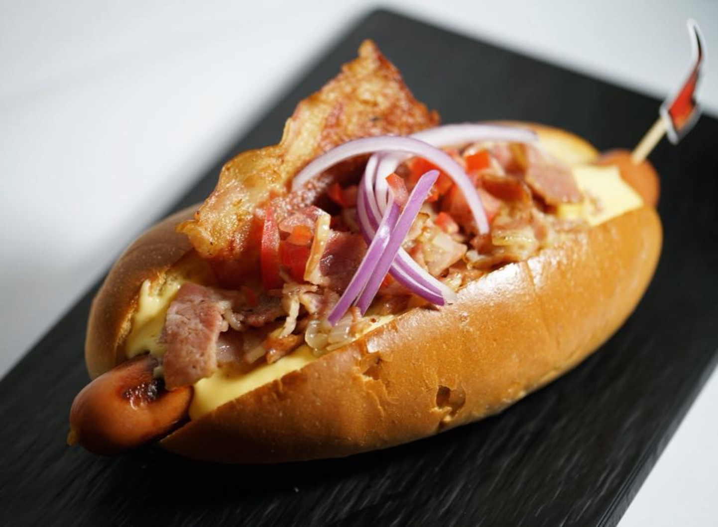 Хот Дог Бульдог Фото Ресторана Telegraph