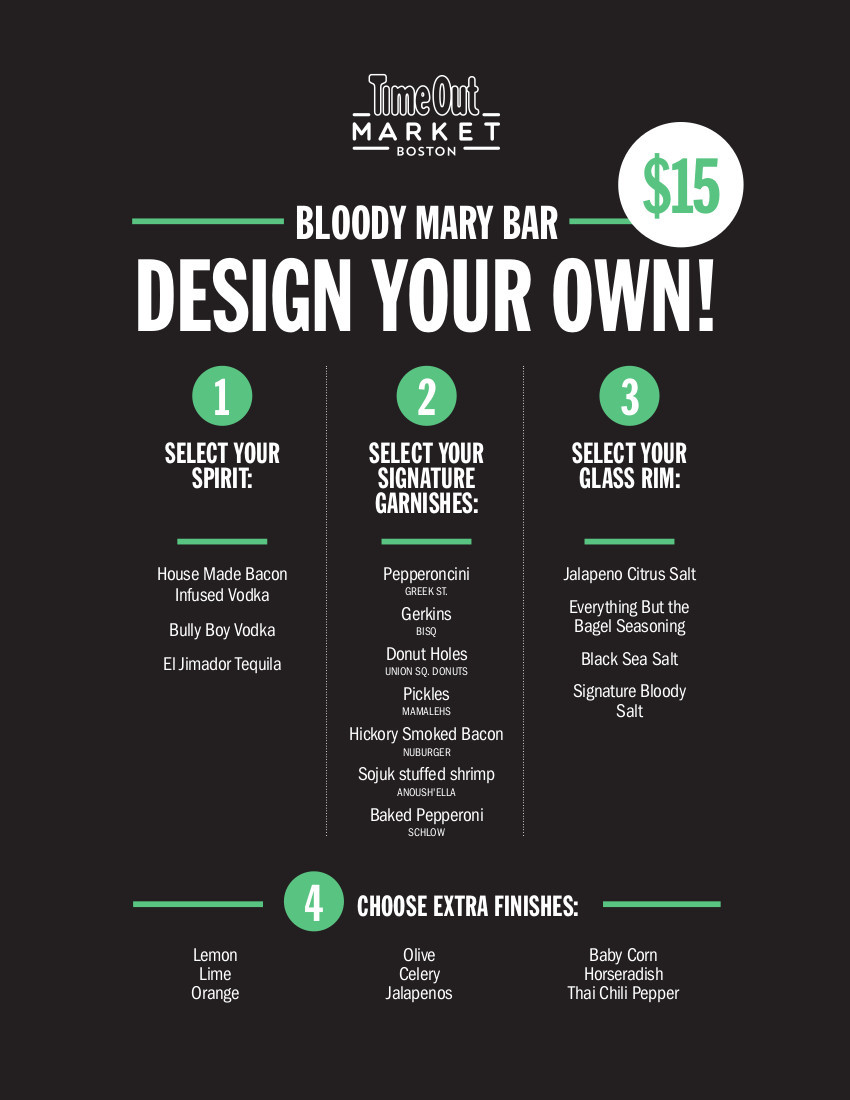 Boston’s coolest Bloody Mary bar is back at Time Out Market