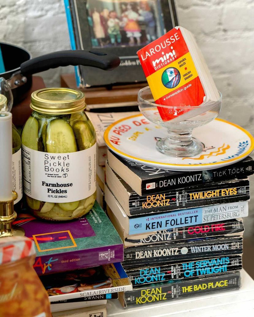 This shop on the Lower East Side sells used books and pickles