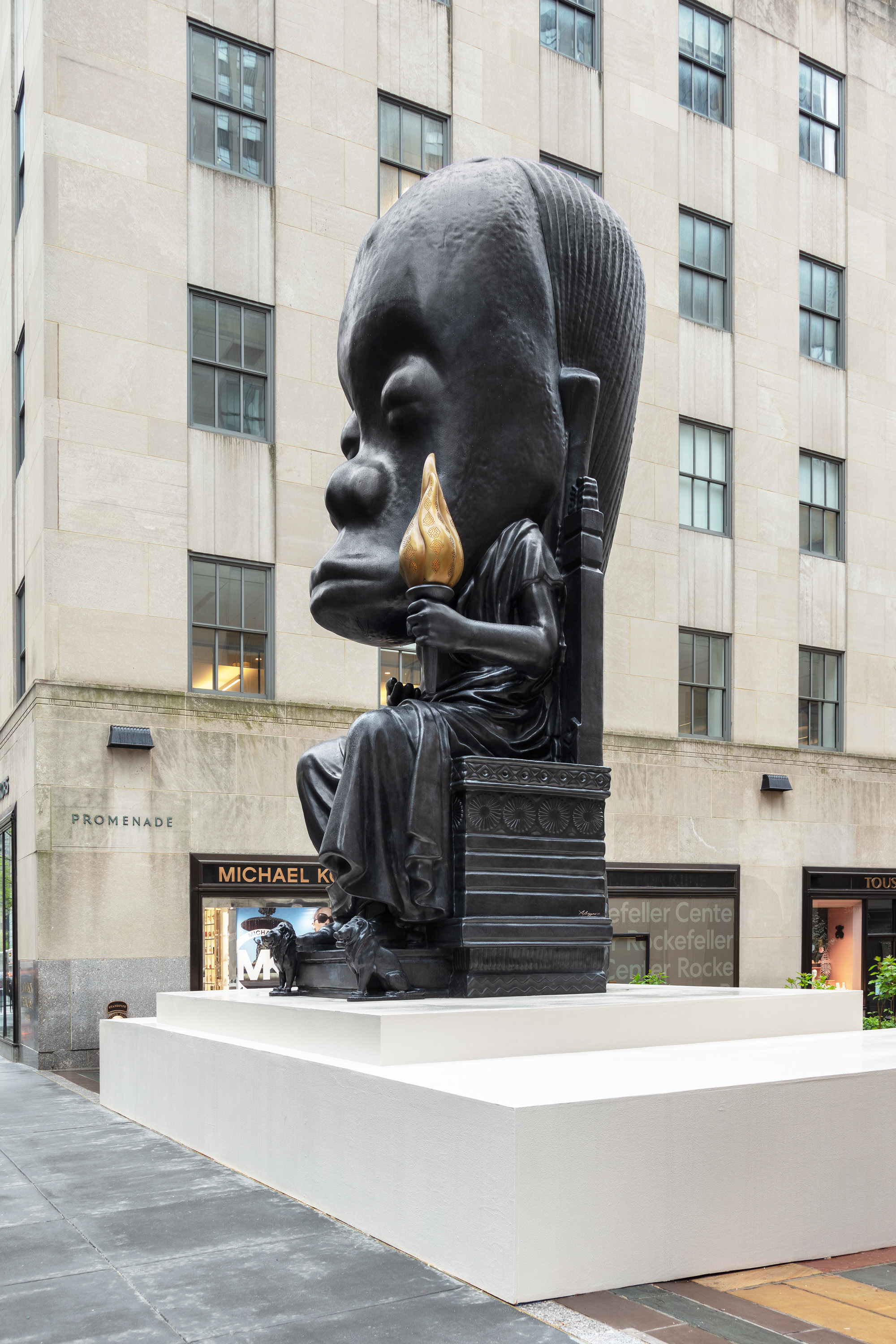 A statue of Harambe showed up on Wall Street yesterday OT Lounge