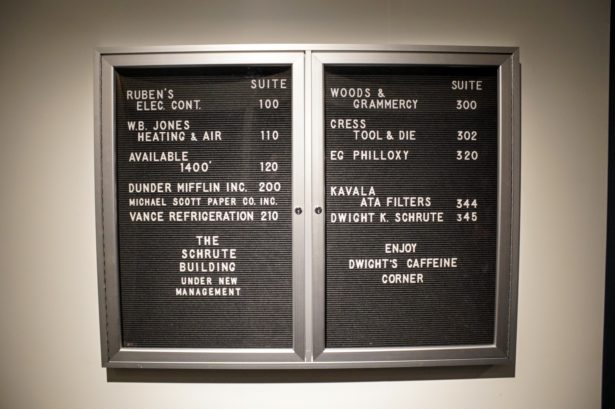 Take a look inside of “The Office Experience” popup in Chicago