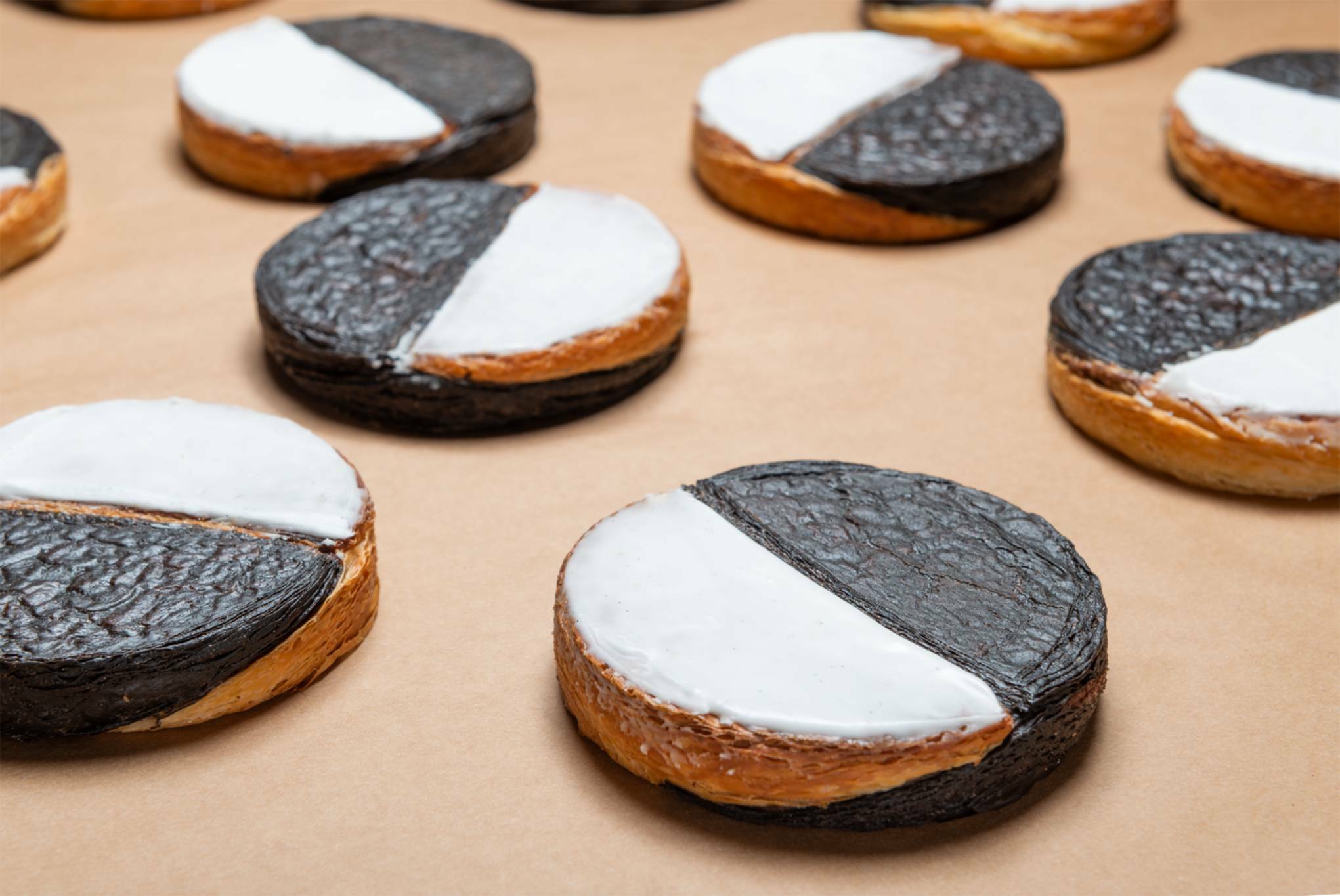 A reinvented black and white cookie is now available at Breads Bakery