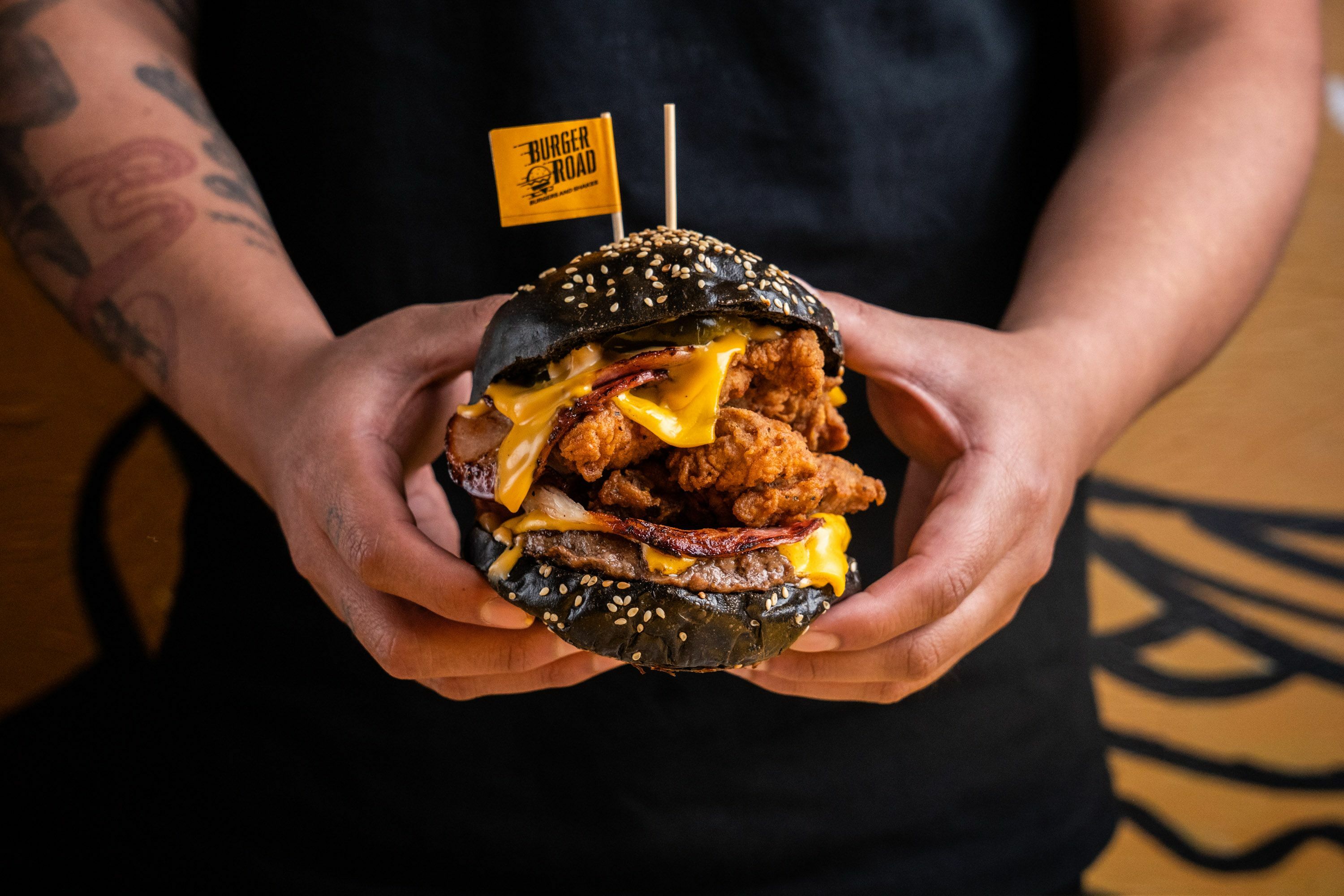 Grab your free burgers at Burger Road