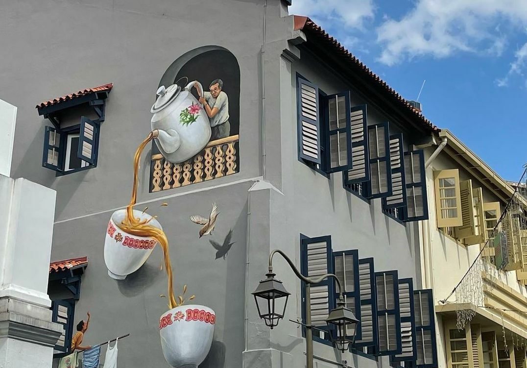 Yip Yew Chong's latest work is a monumental threestorey mural in Chinatown