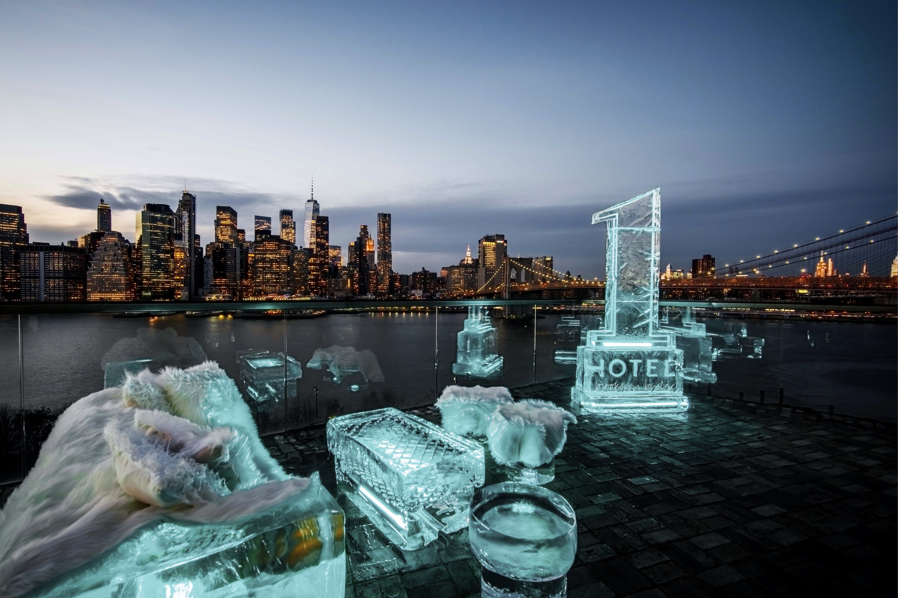 Brooklyn's 1 Hotel just opened a Polar Lounge on its rooftop