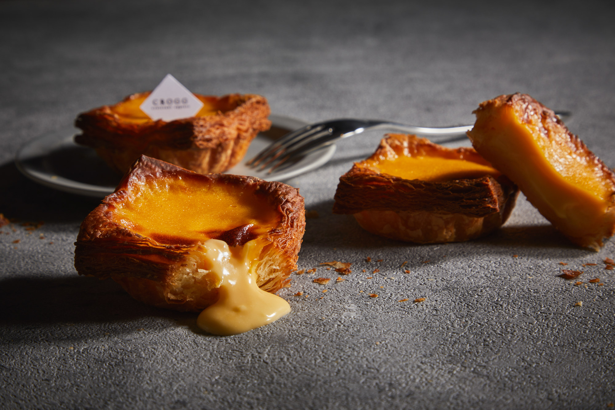 Introducing the crogg, the new croissant and egg tart pastry hybrid