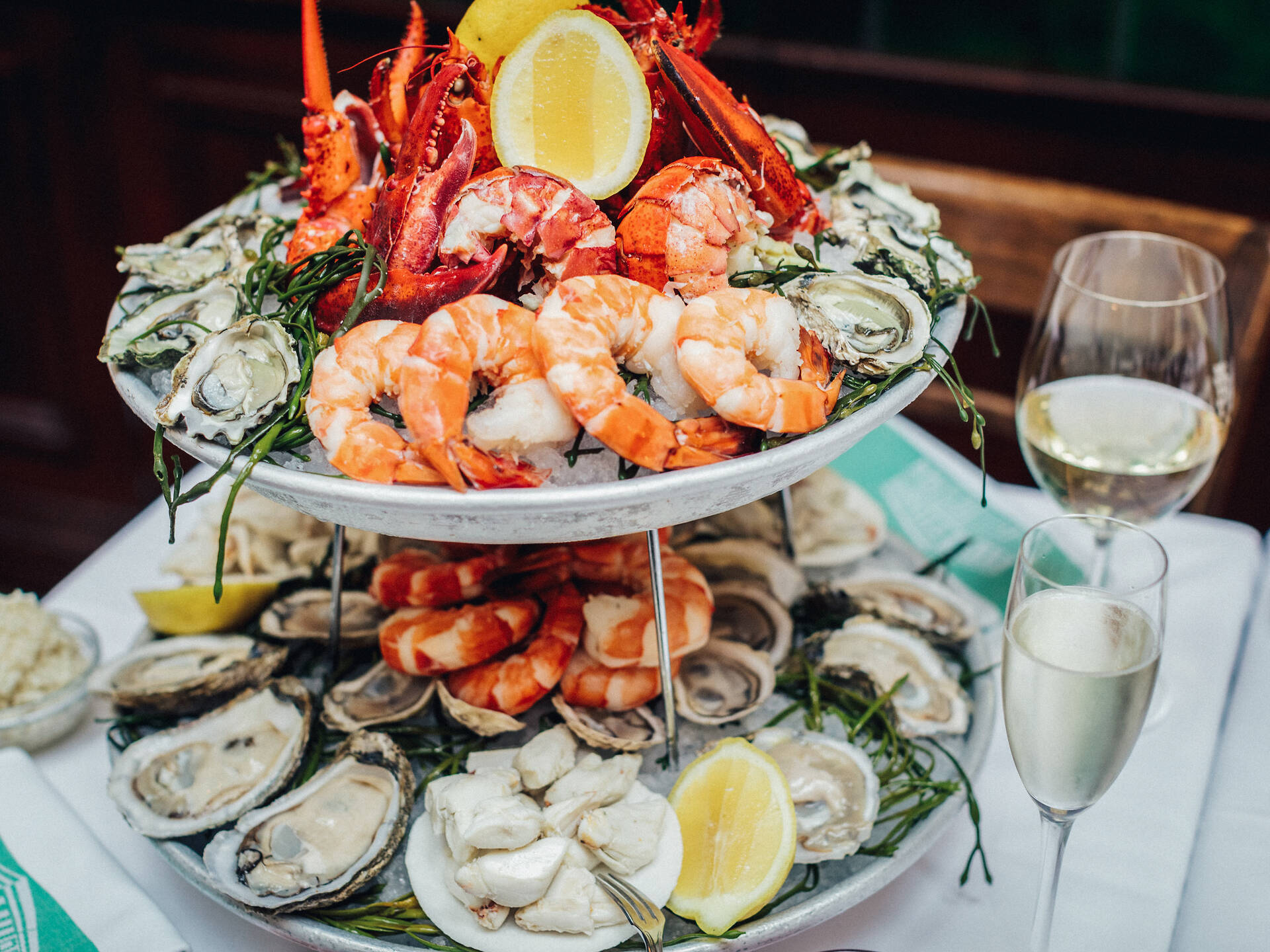Where to find seafood towers in NYC