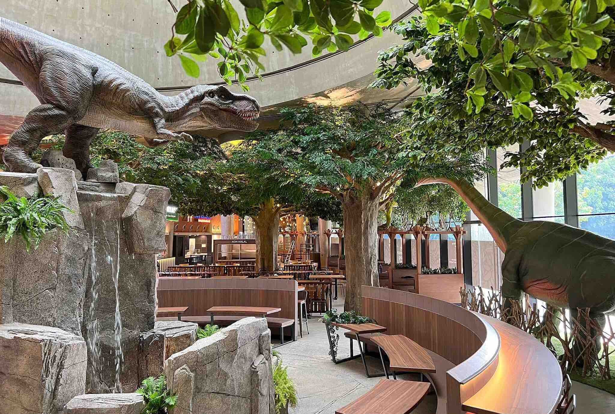 Jurassic Nest is Singapore’s first dinosaurthemed food hall that has