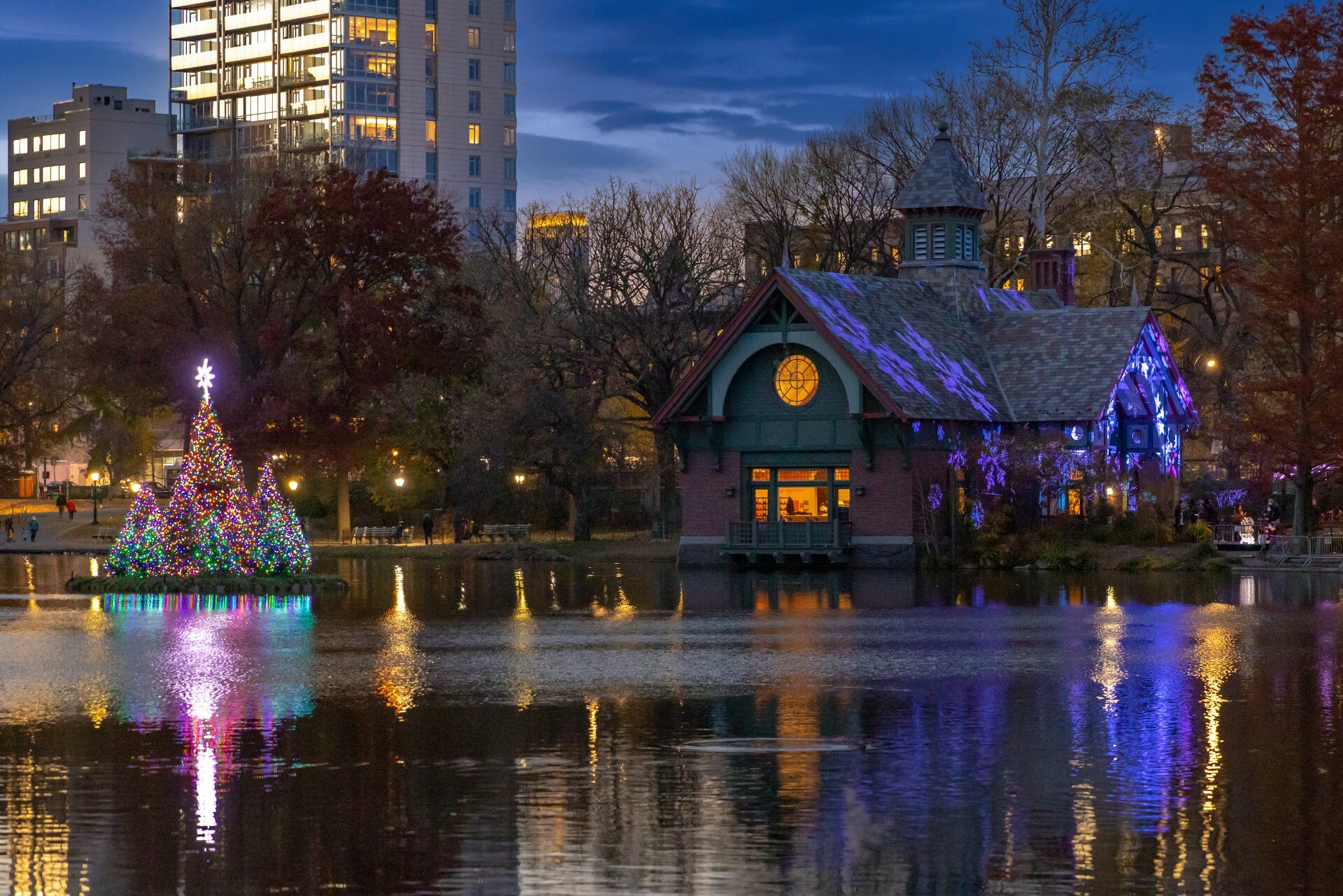 Central Park's holiday lighting will include lighting flotilla of trees