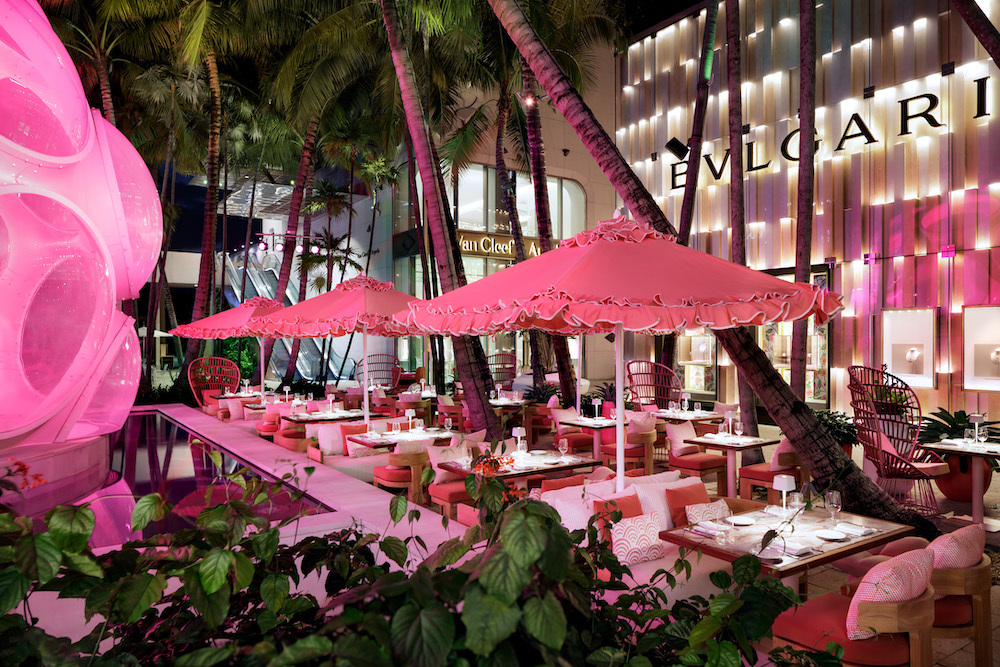 This Modern Italian Spot Has Design District's Best Outdoor Dining