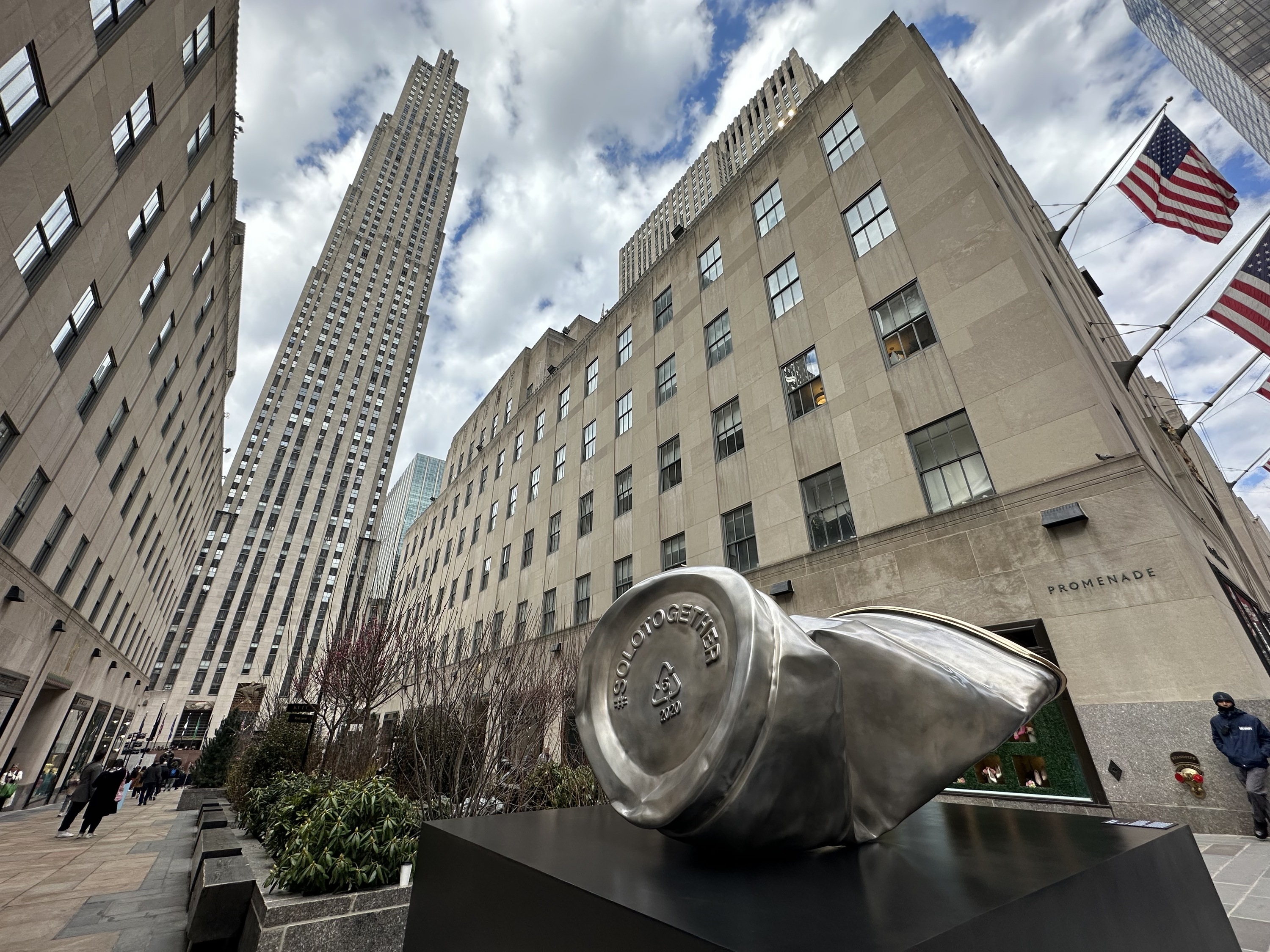 Solo Together, a new sculpture exhibit, is now on view at Rockefeller