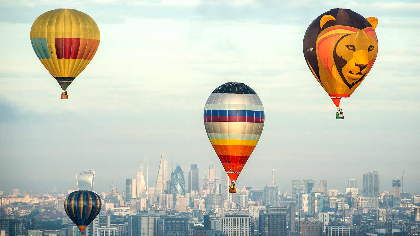London's skies will be filled with beautiful hot air balloons this May