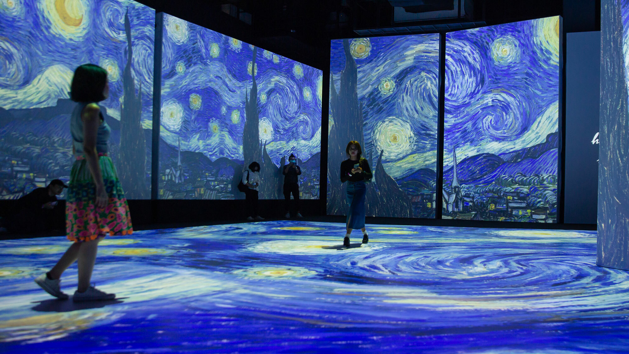 An immersive Van Gogh exhibition has opened in Bangkok