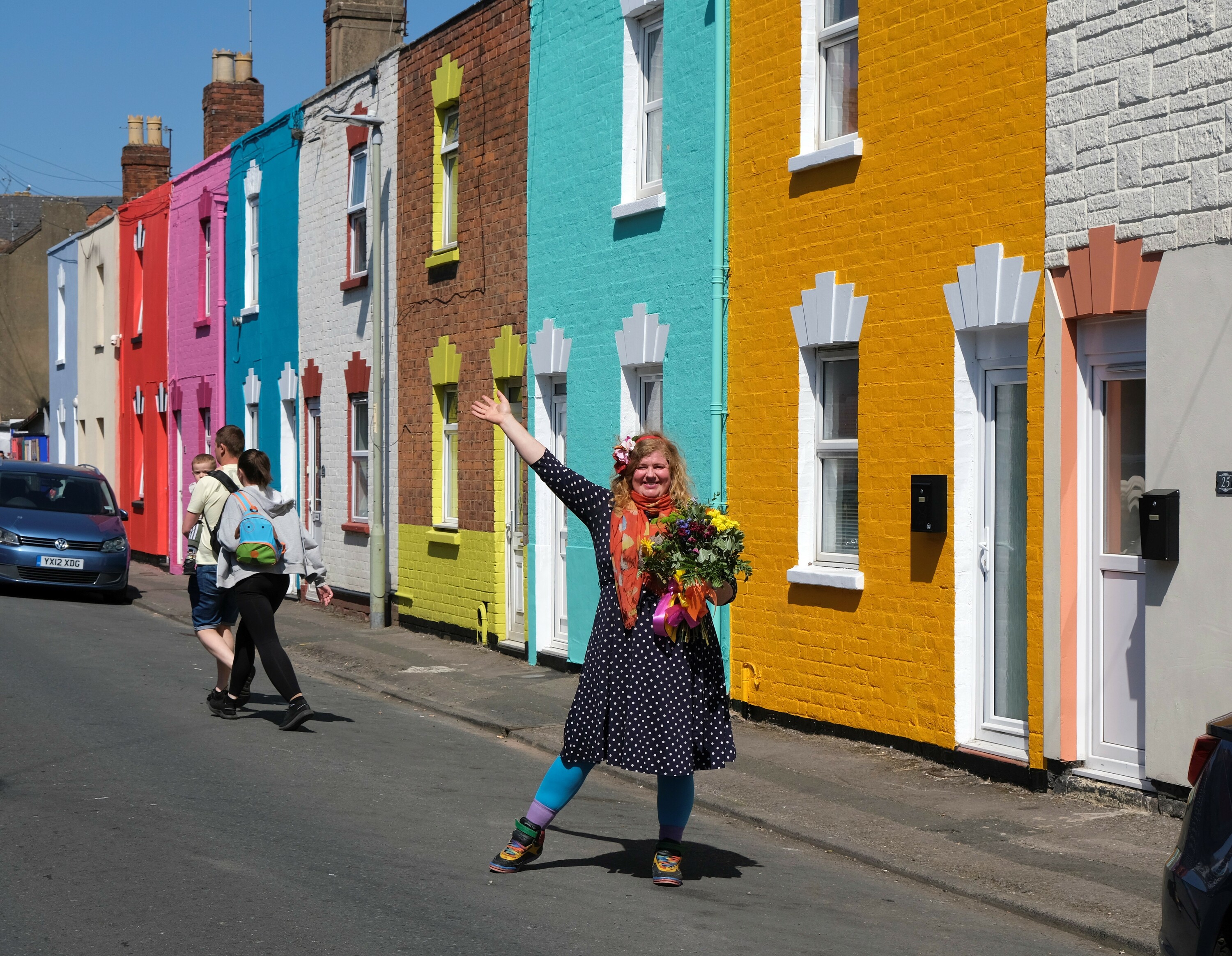 Artist Tash Frootko Has Painted a RainbowColoured Street in Gloucester