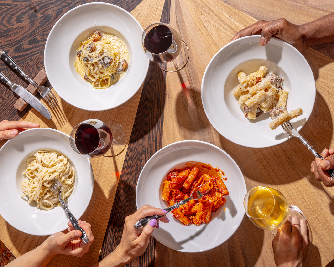 A beloved Roman pasta and wine spot is opening downtown Harlem